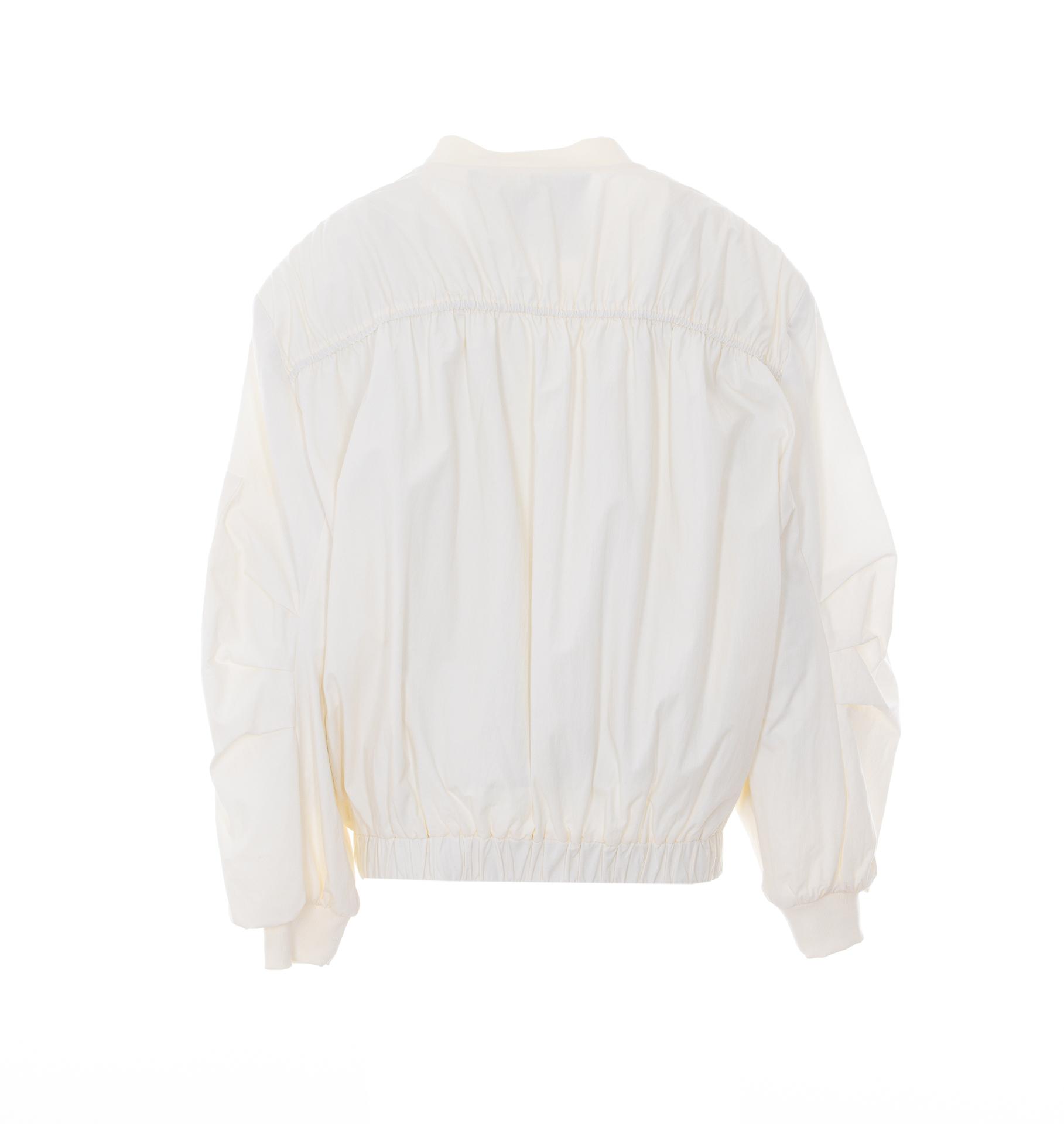eleh jackets white cotton - women
