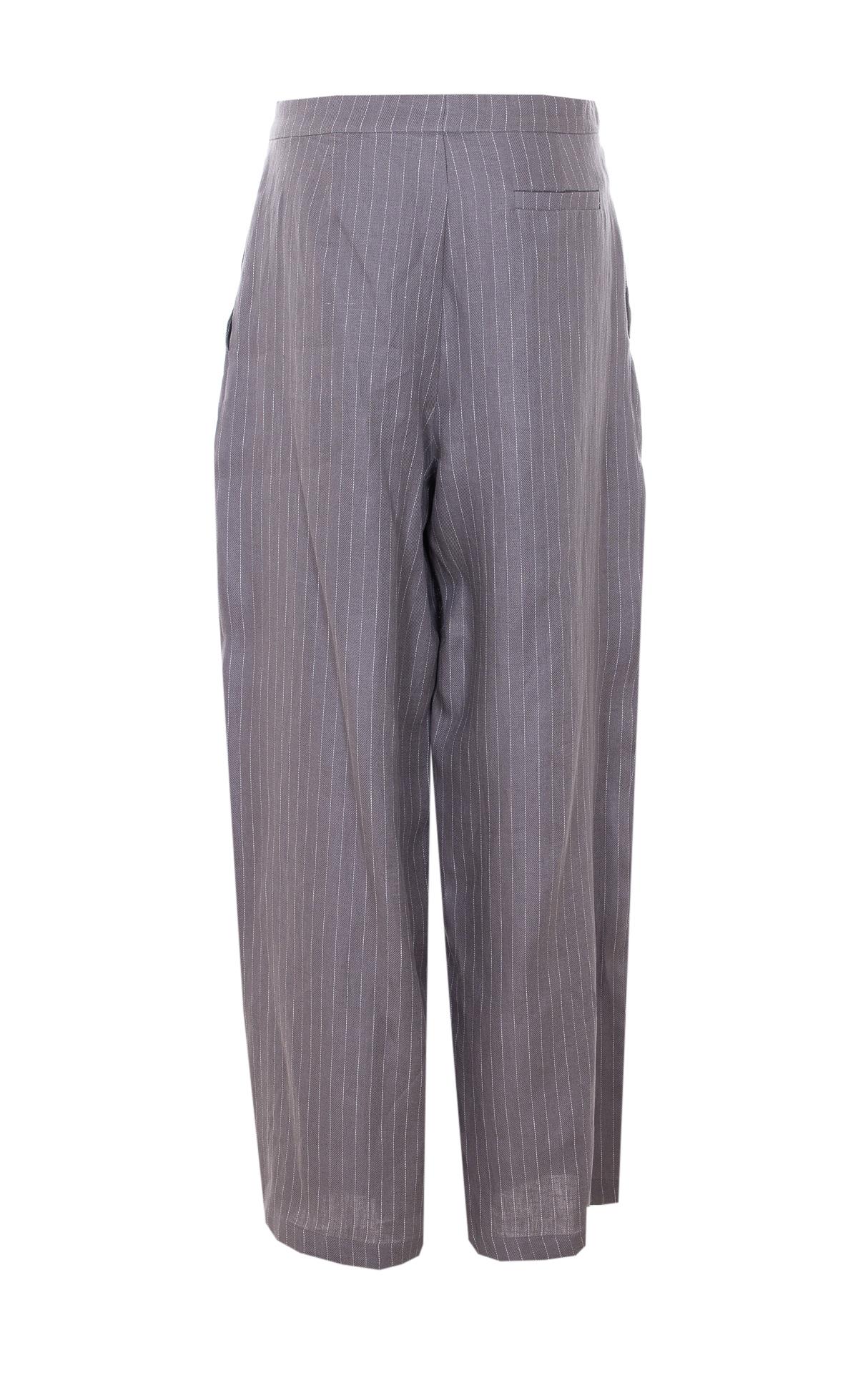 eleh trousers grey linen - women