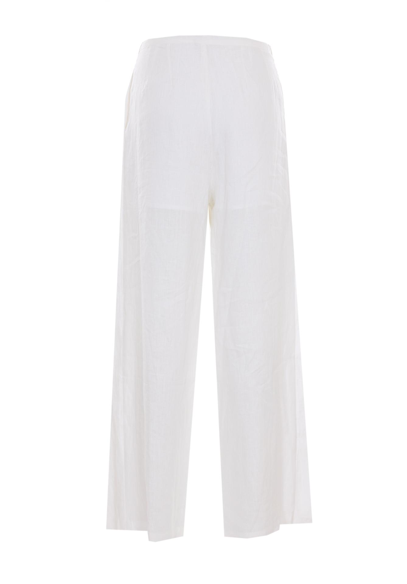 eleh trousers white flax - women