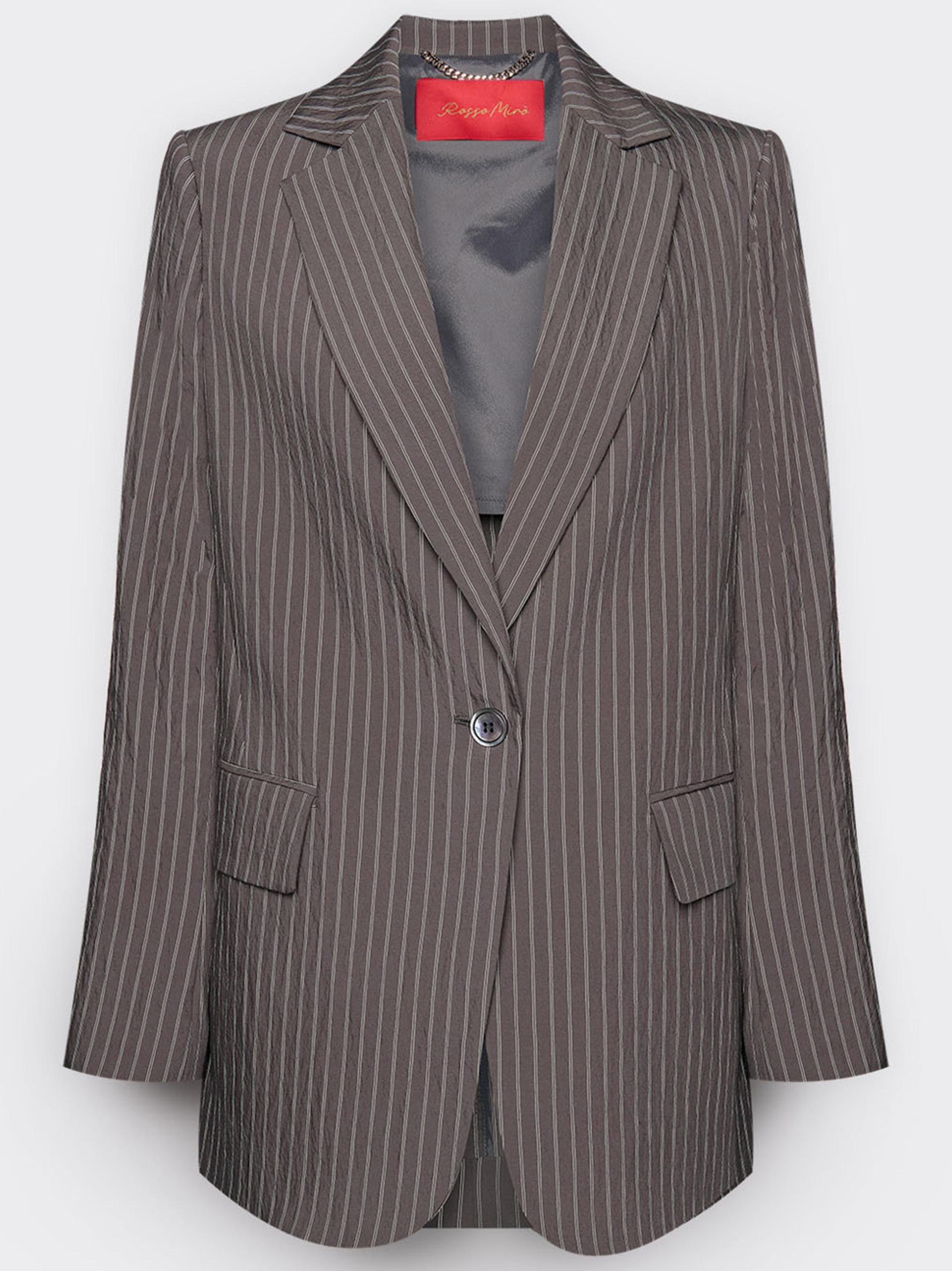 elena miro` blazer grey - women