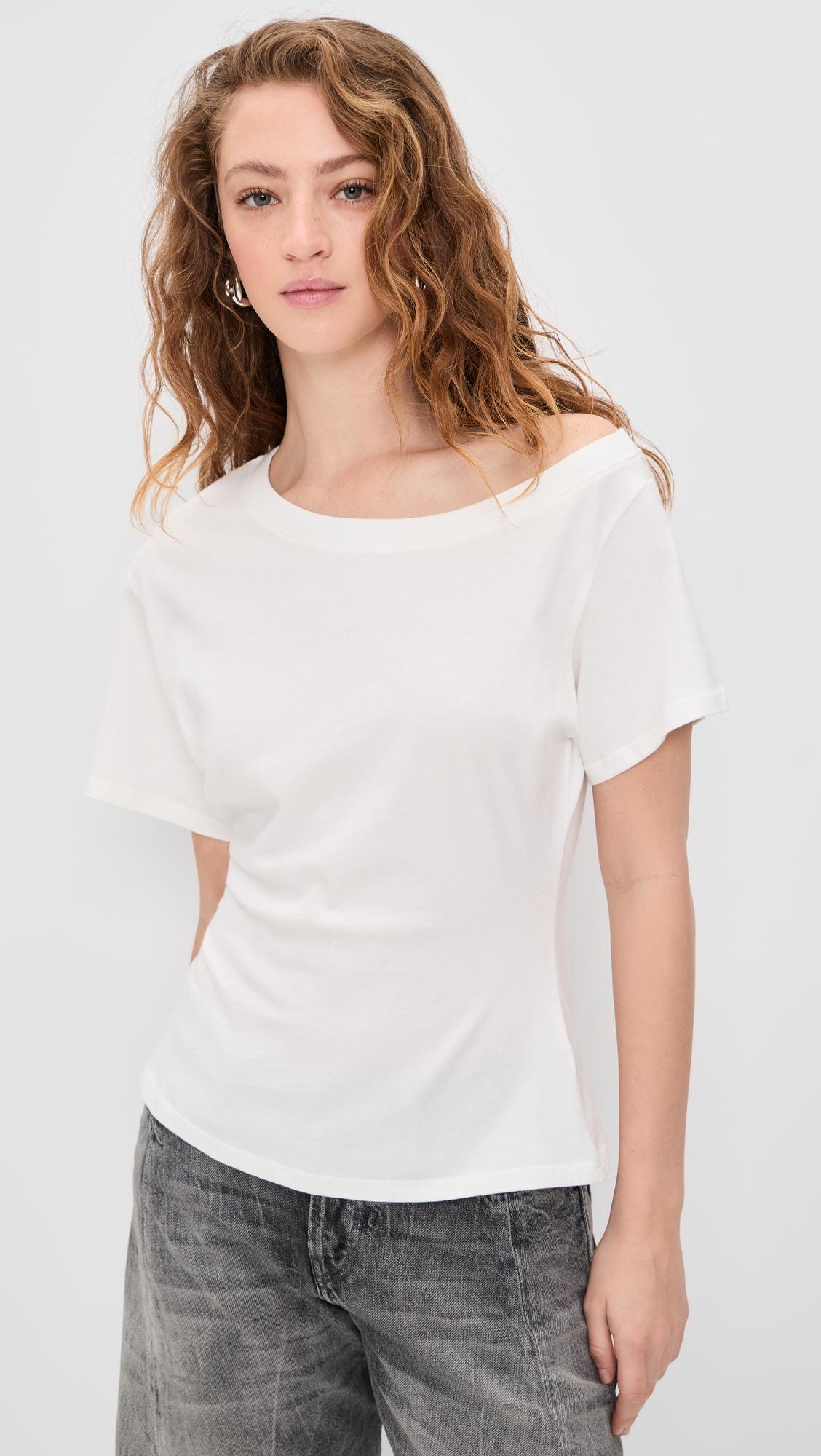 elena off shoulder tee
