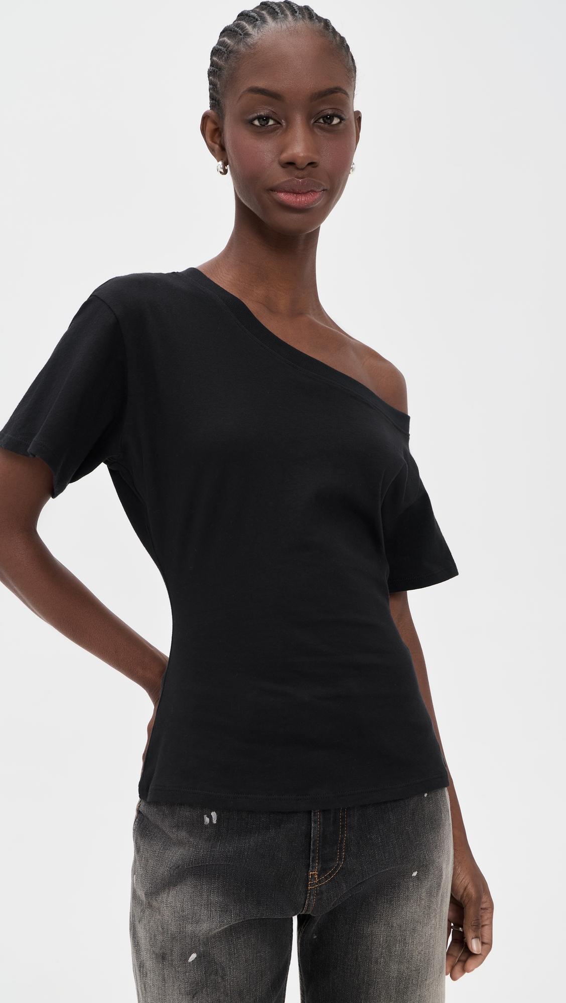 elena off shoulder tee