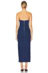 eleni denim midi dress