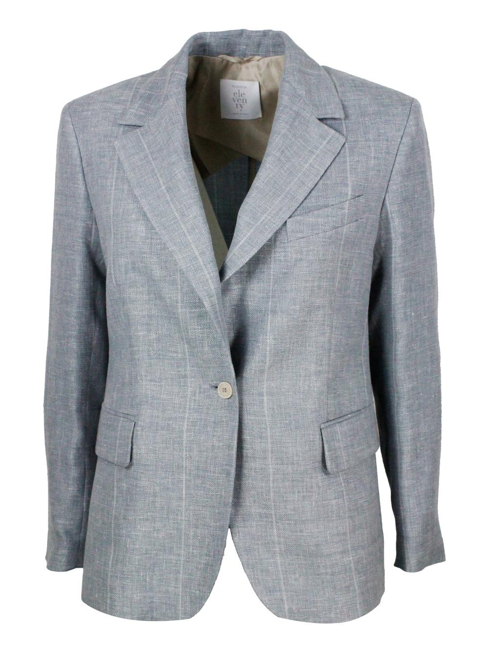 eleventy jackets clear blue 44li 42wv 13se - women