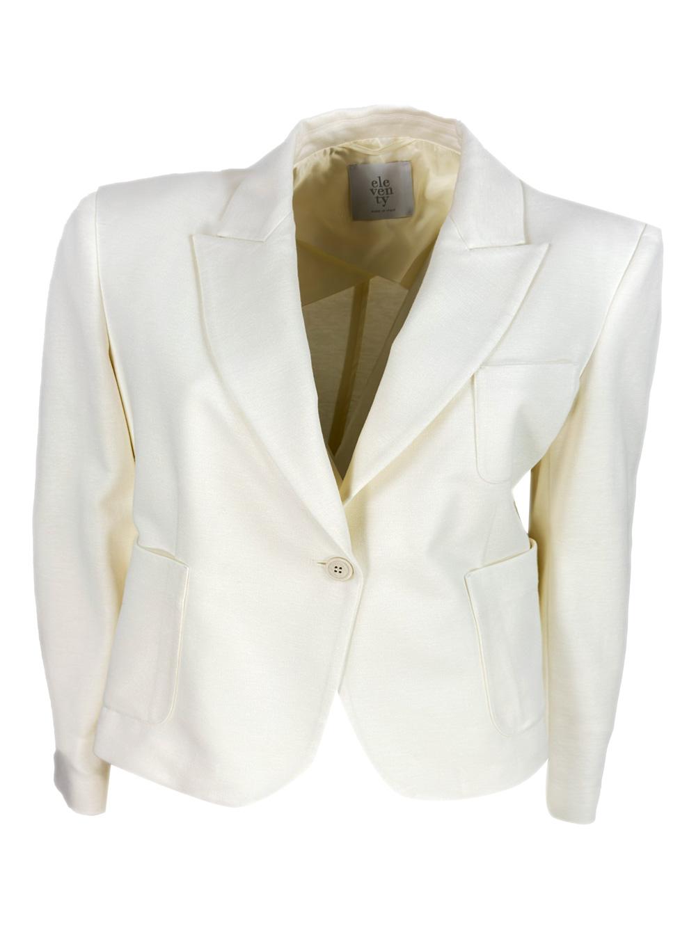 eleventy jackets ivory 54co 40vi 6pa - women