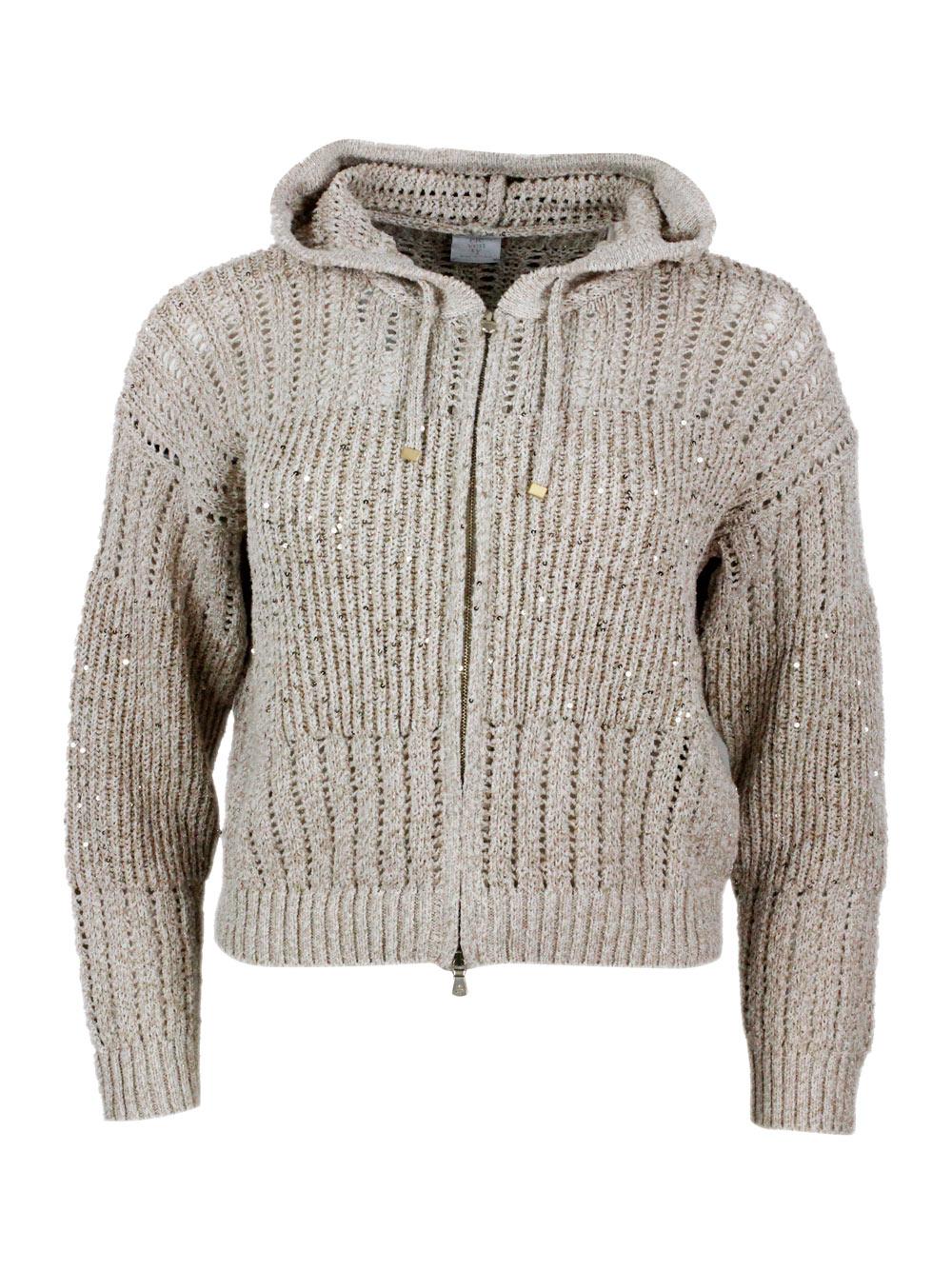 eleventy sweaters beige 93co 5pa - women