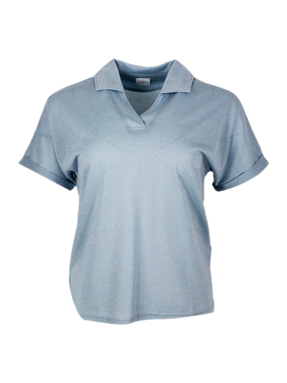 eleventy t-shirts and polos nuvola celeste 76el 13me - women