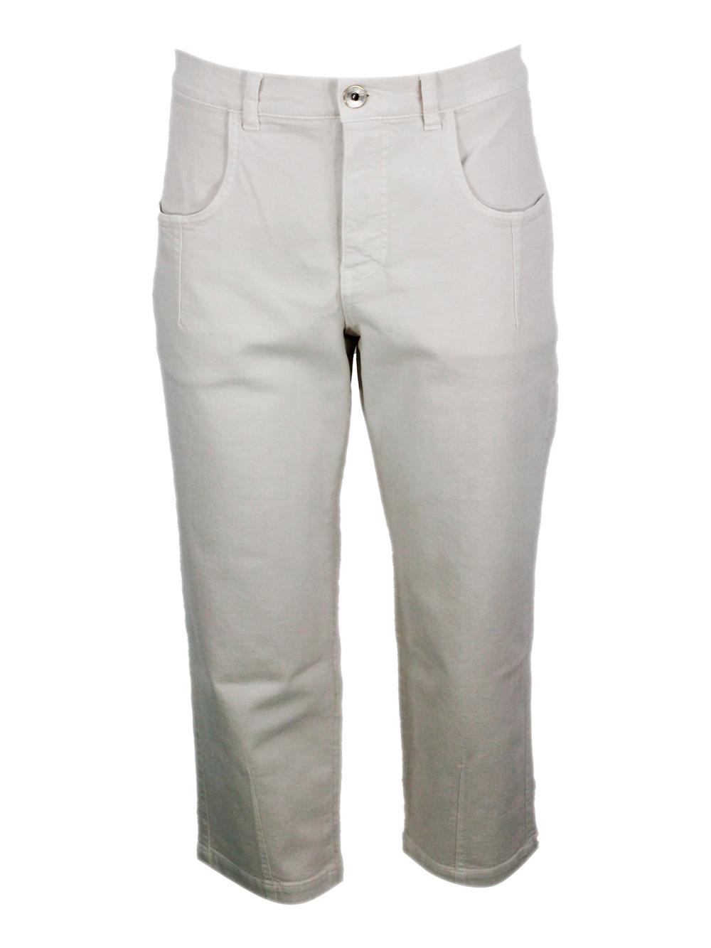 eleventy trousers beige 98co 2 ea - women