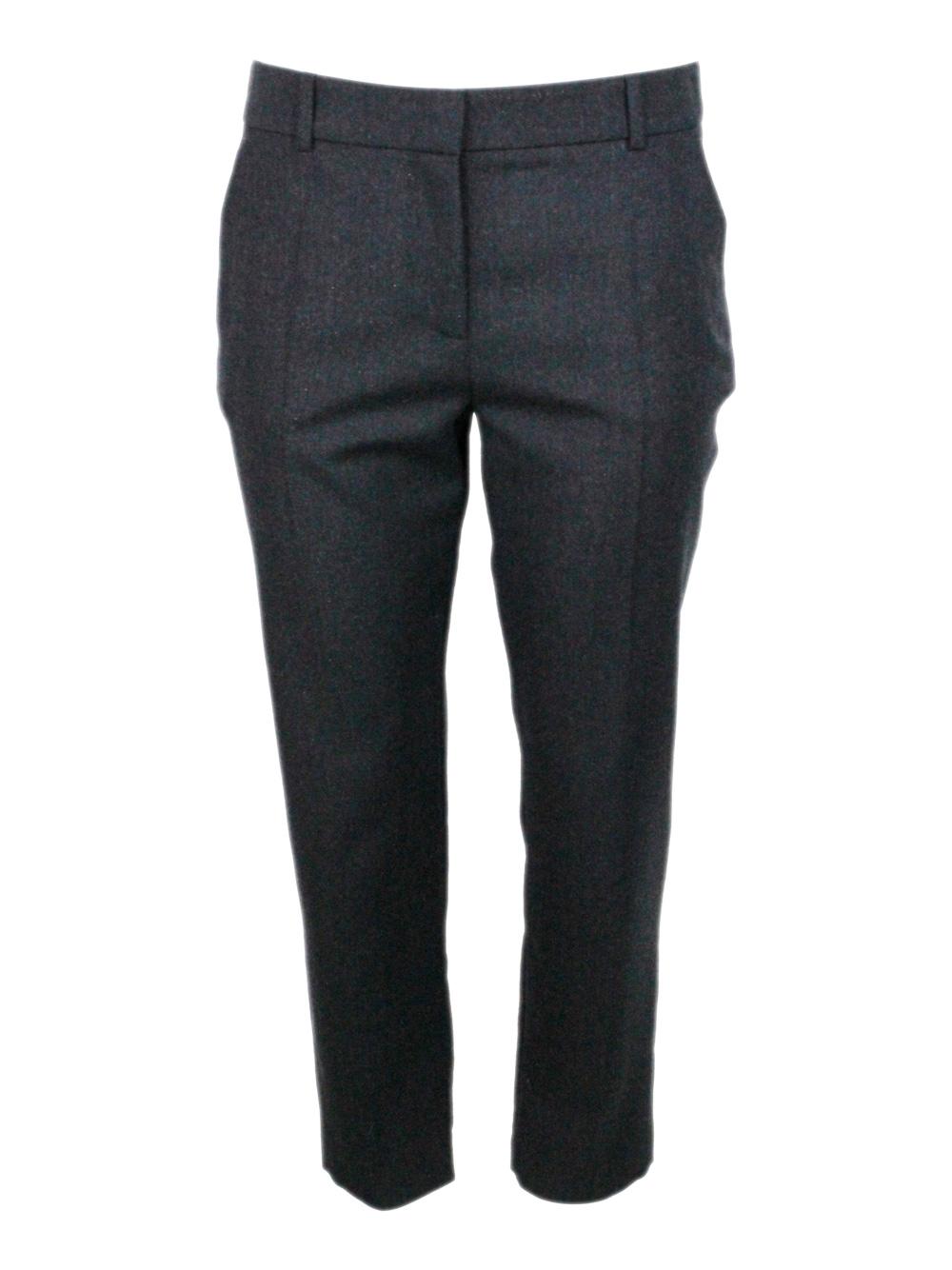 eleventy trousers carbon 94wv 4co 1me - women