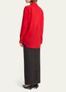 elia button down silk blouse