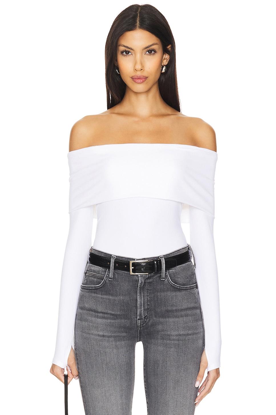 elia off shoulder bodysuit