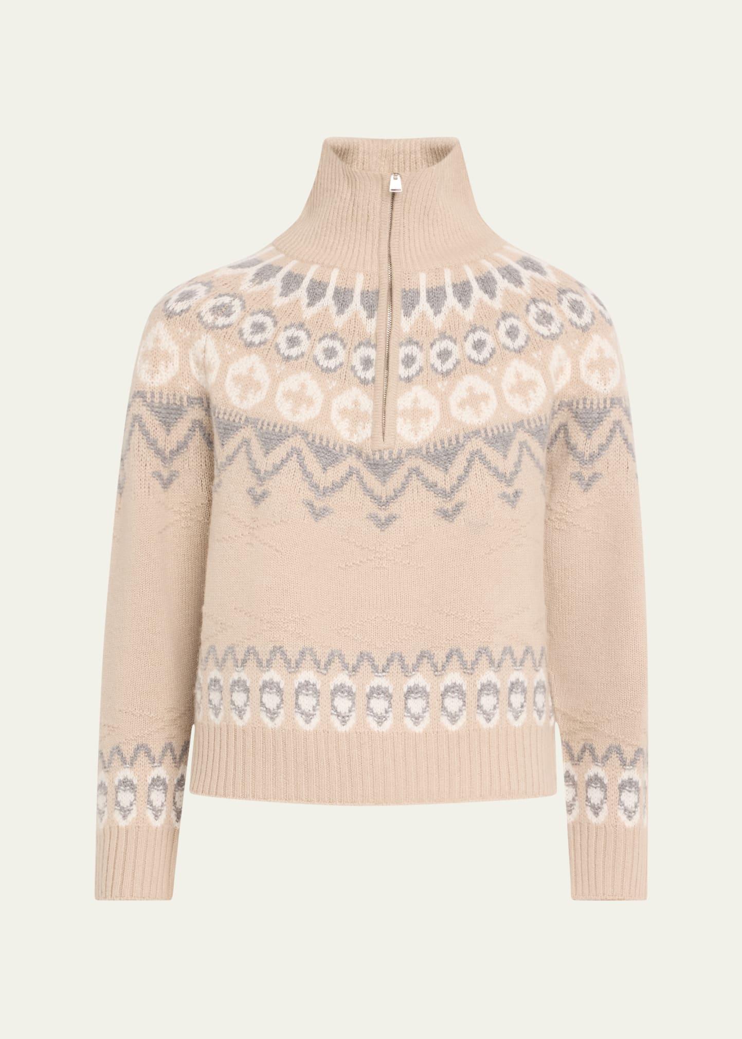 eliah half-zip wool-cashmere pullover
