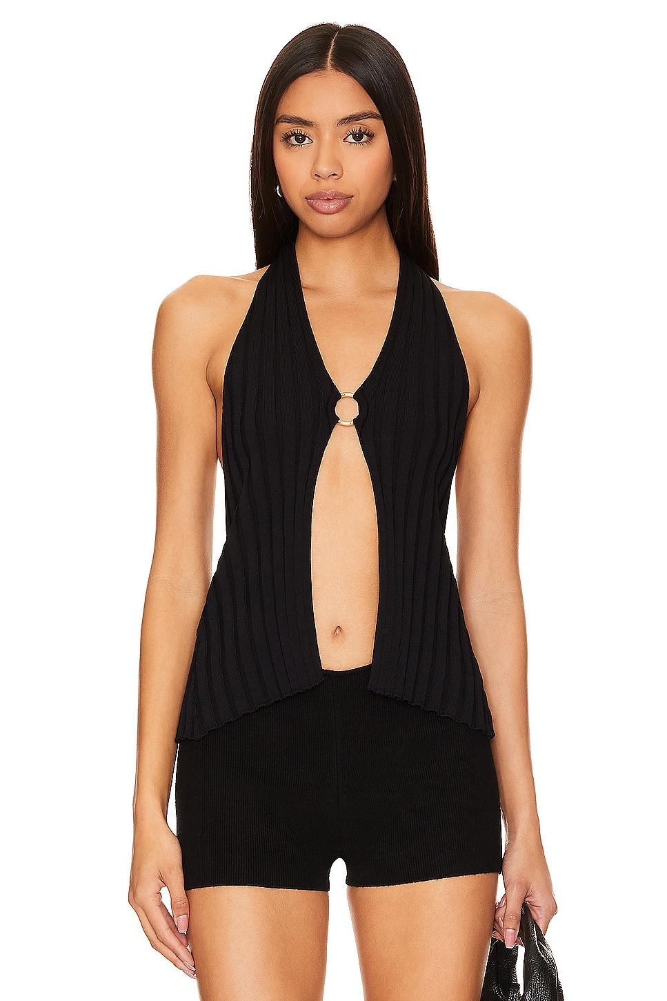 eliana open front top