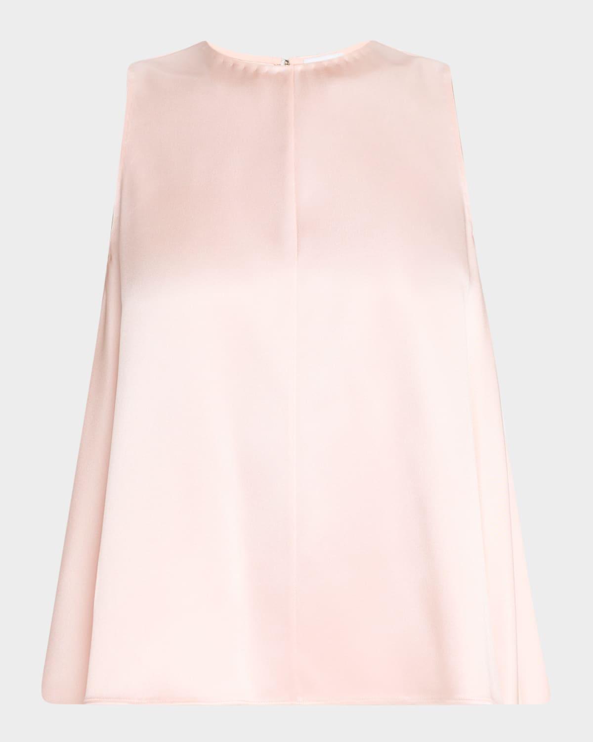 elias flowy double face silk charmeuse top