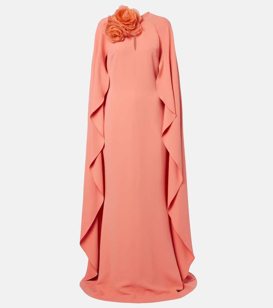 elie saab caped gown