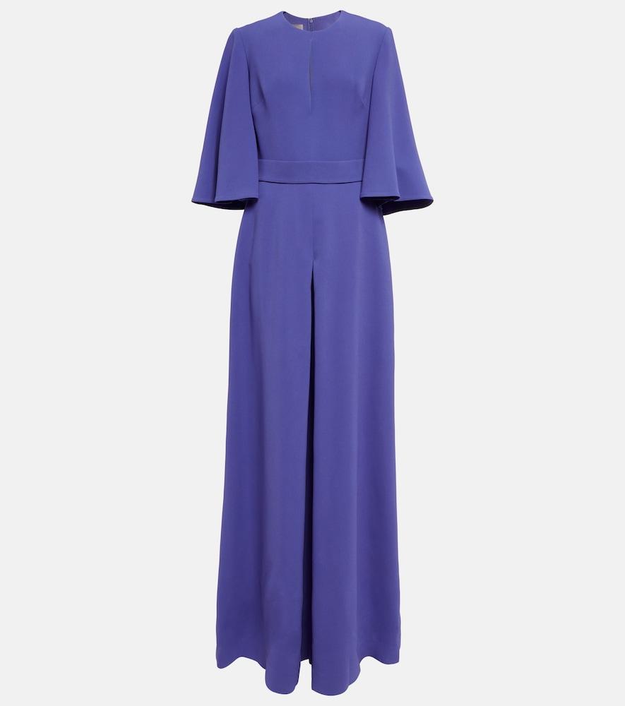elie saab crêpe jumpsuit