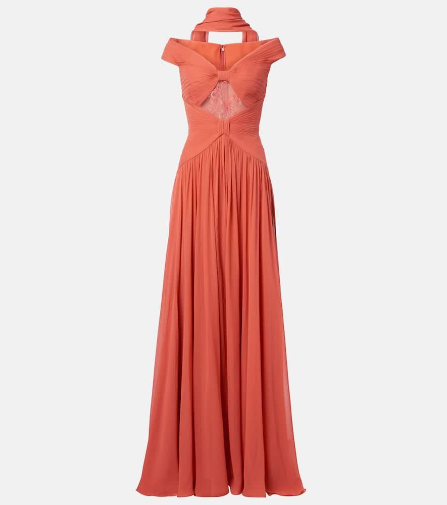 elie saab gathered lace