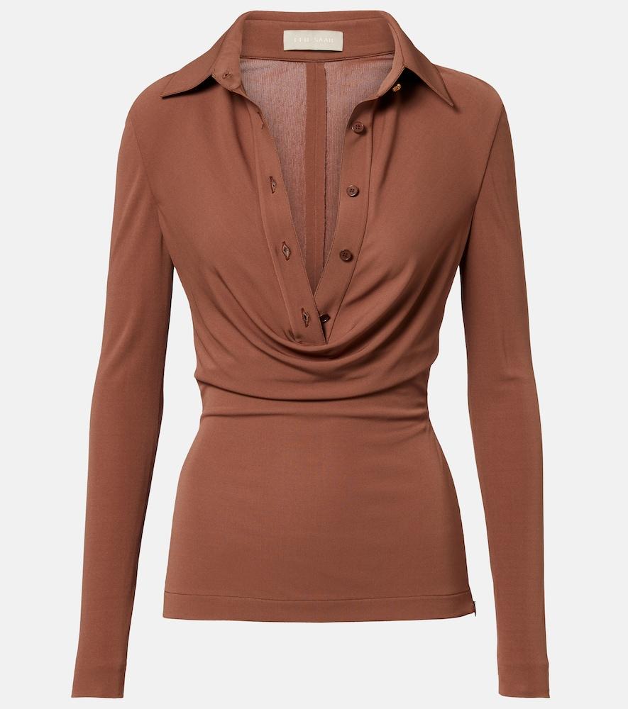 elie saab jersey top