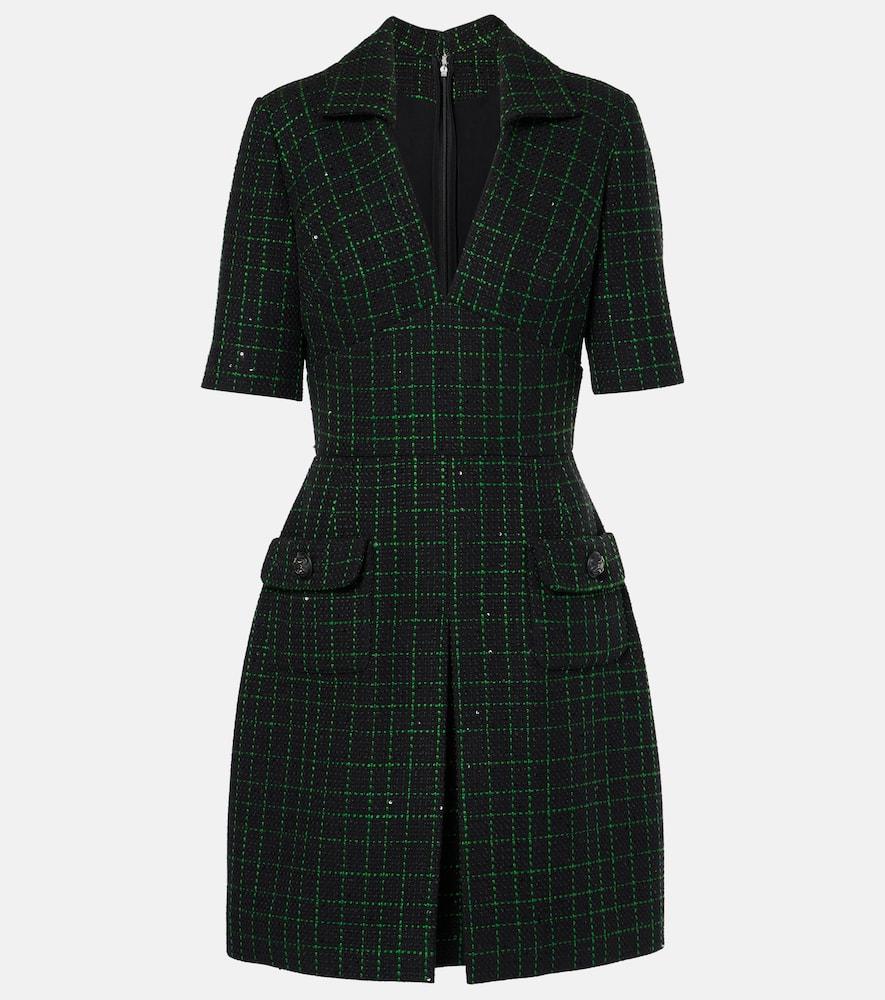 elie saab tweed minidress
