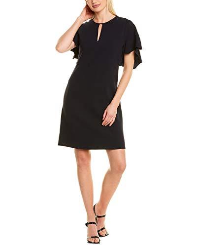 elie tahari womens theodore a-line dress, 2, blue