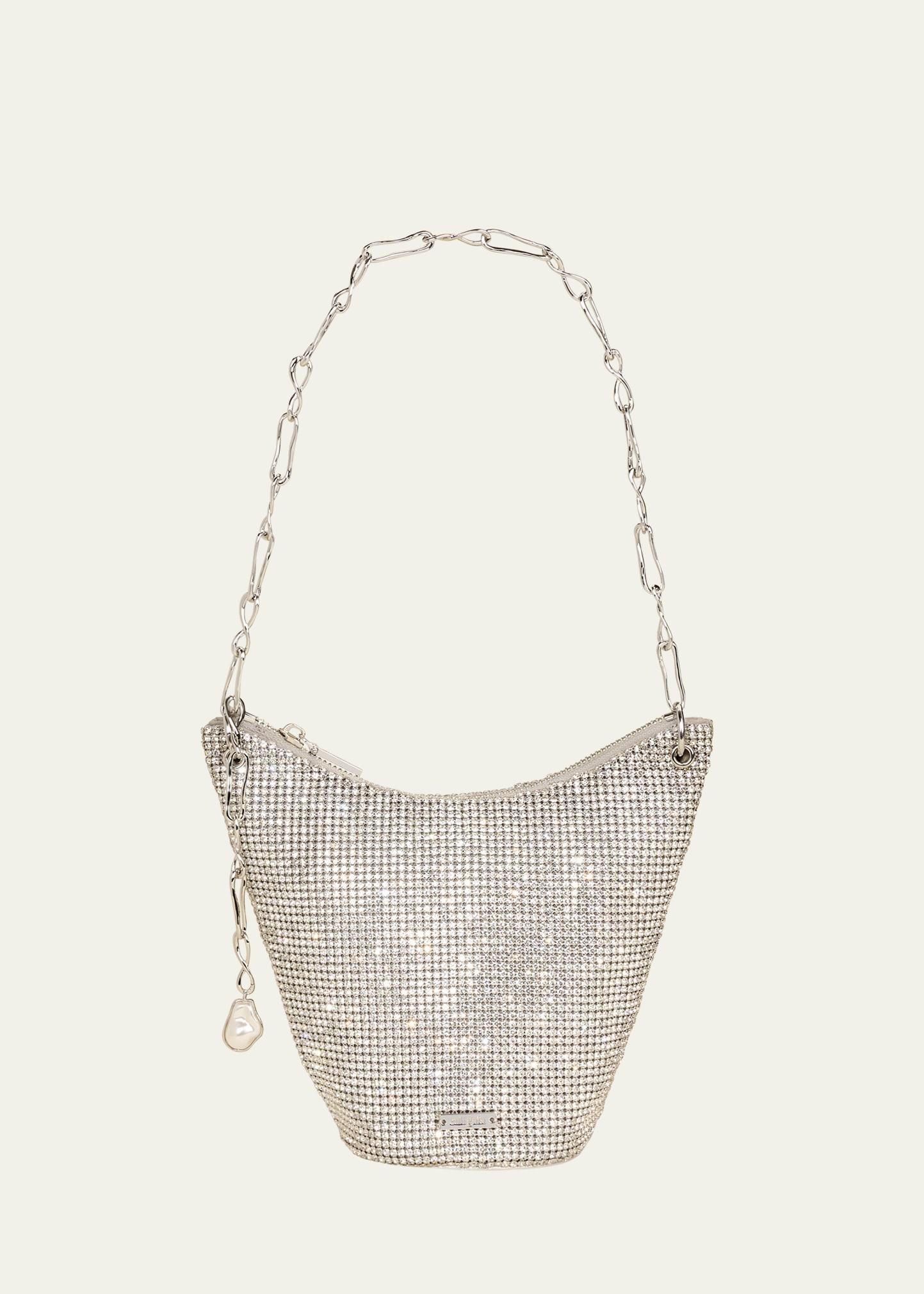 elisa rhinestone wristlet