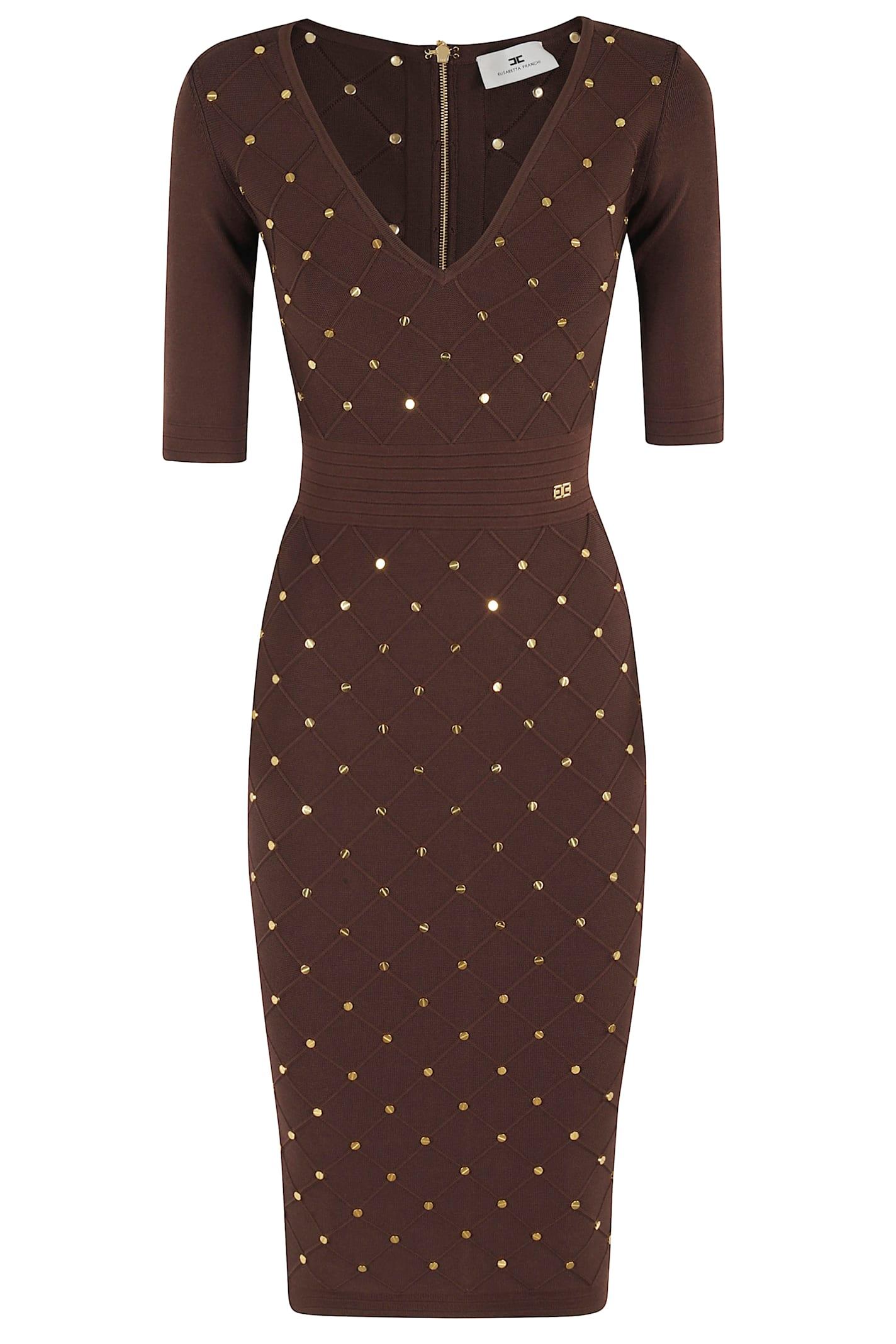 elisabetta franchi abito maglia