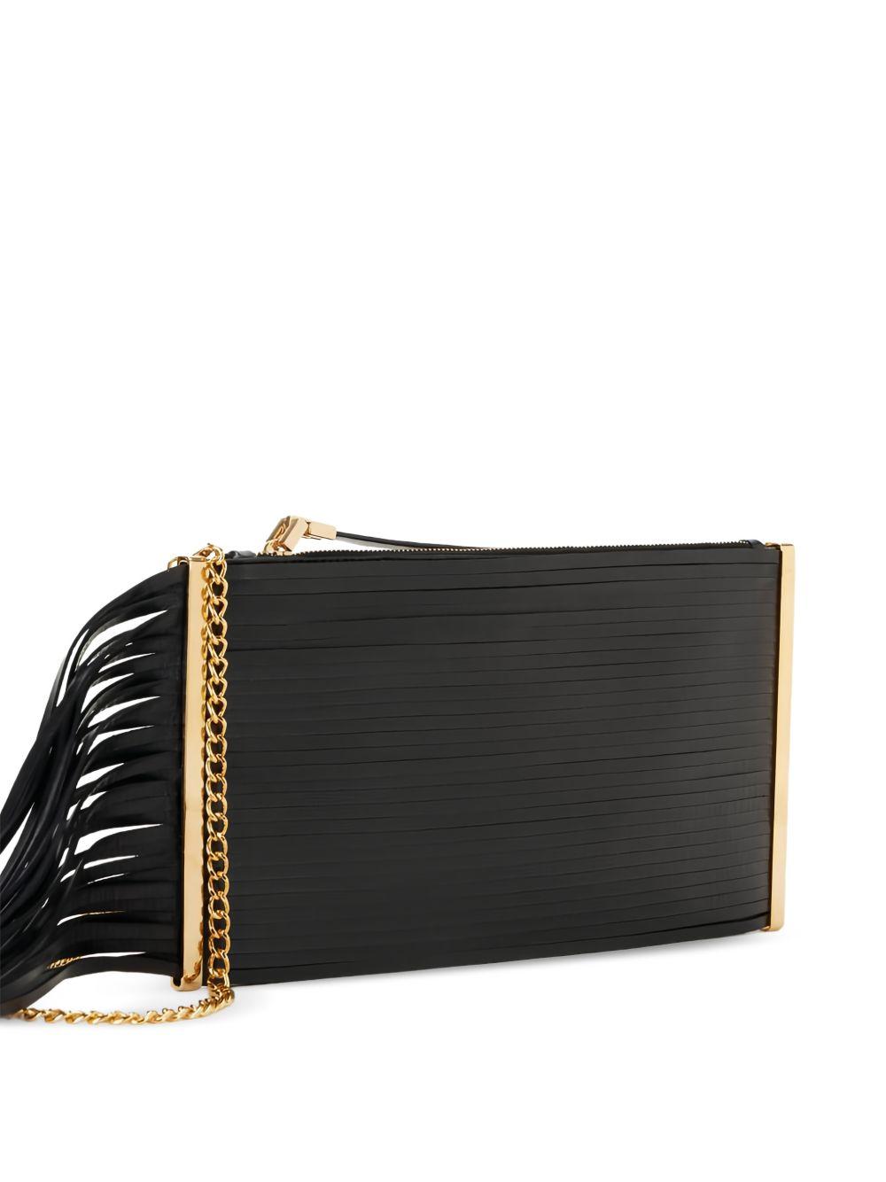 elisabetta franchi bags black leather - women