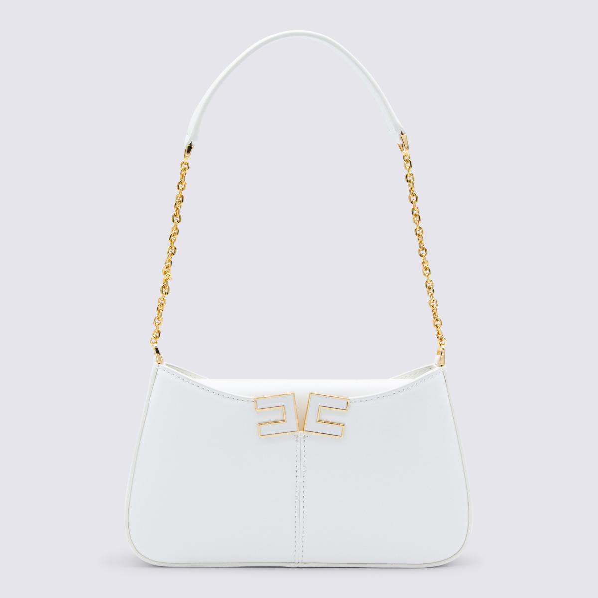 elisabetta franchi bags ivory puplco - women