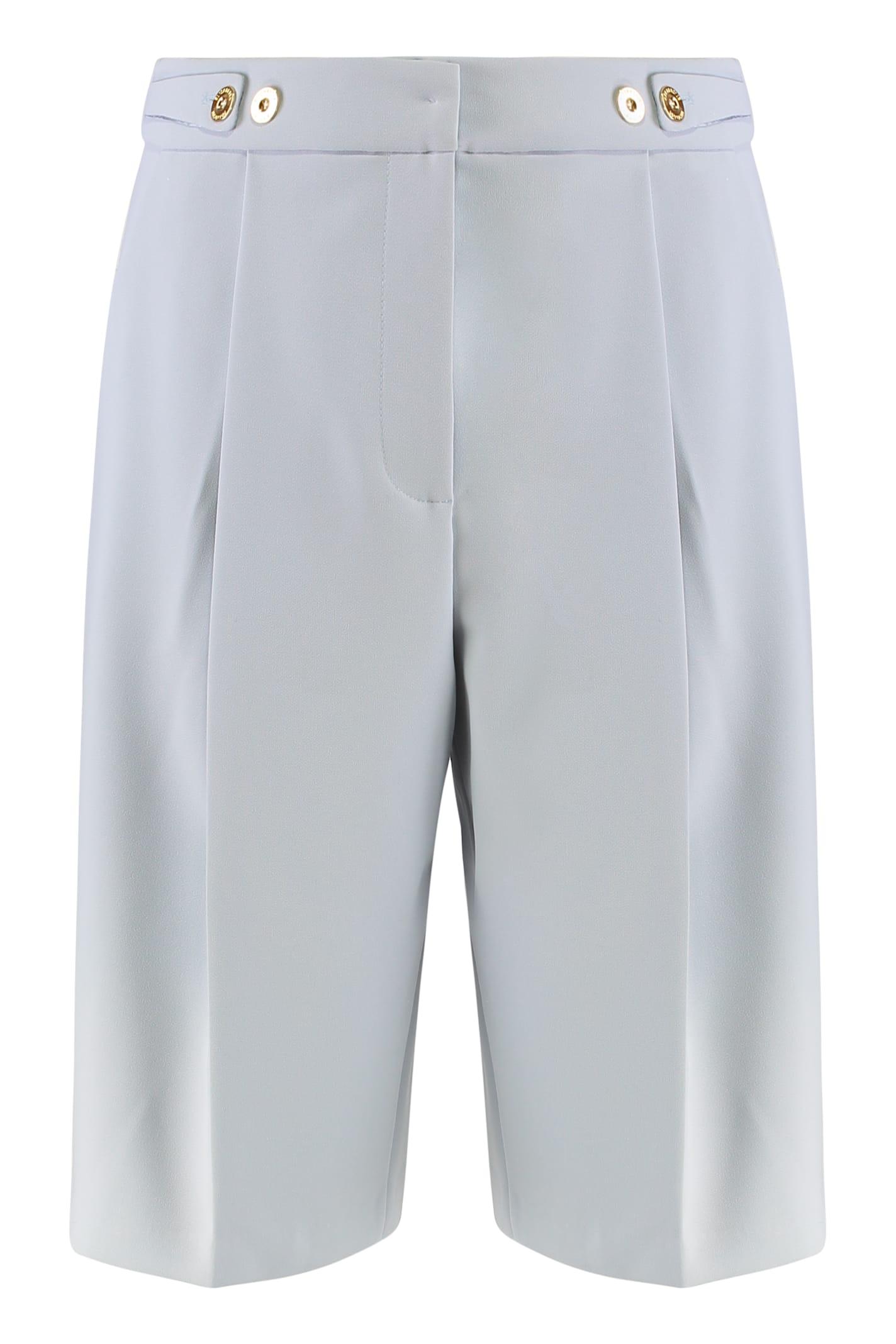 elisabetta franchi bermuda in crêpe