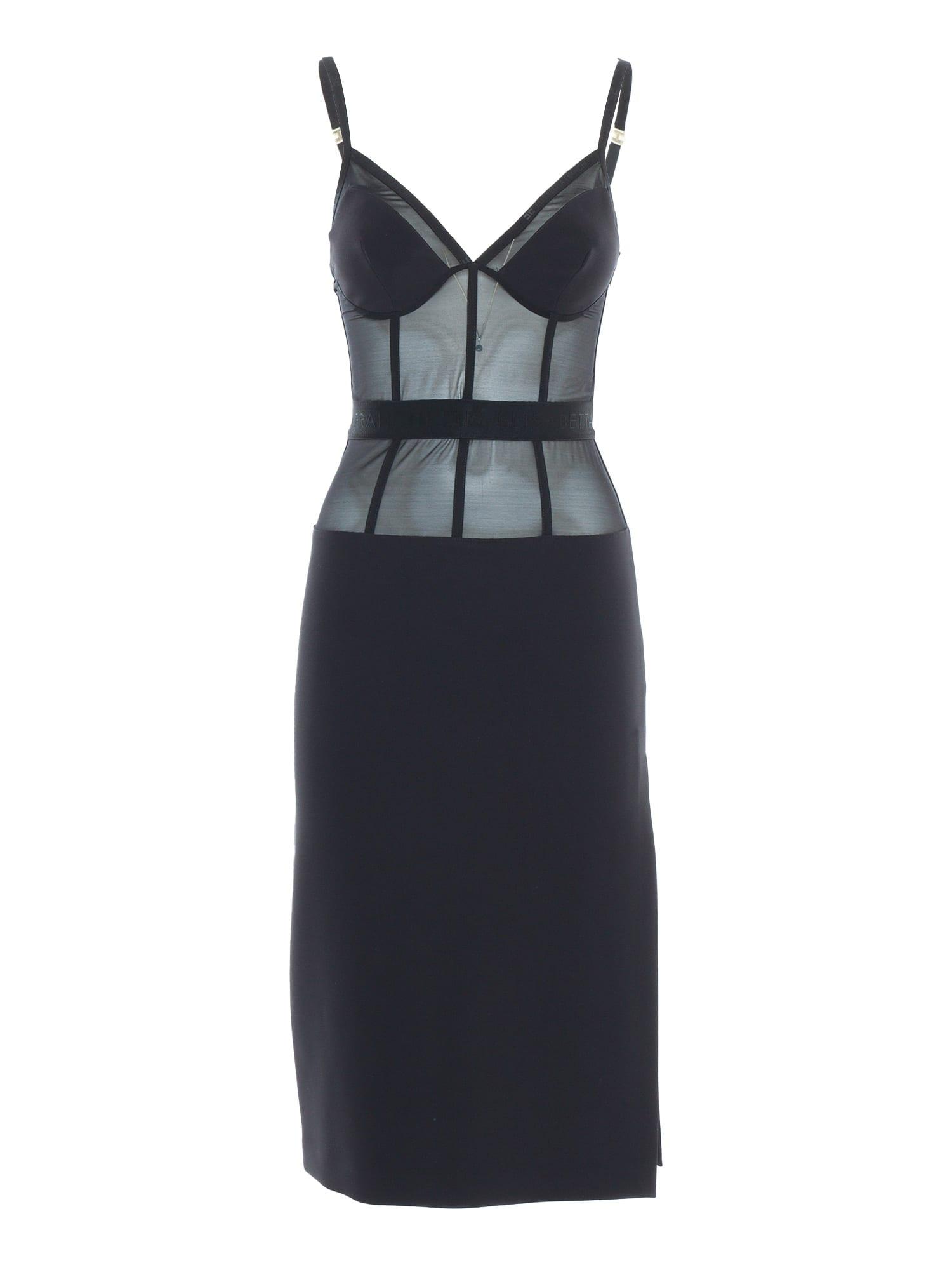elisabetta franchi black dress