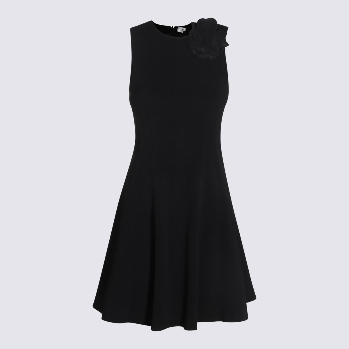 elisabetta franchi black mini dress