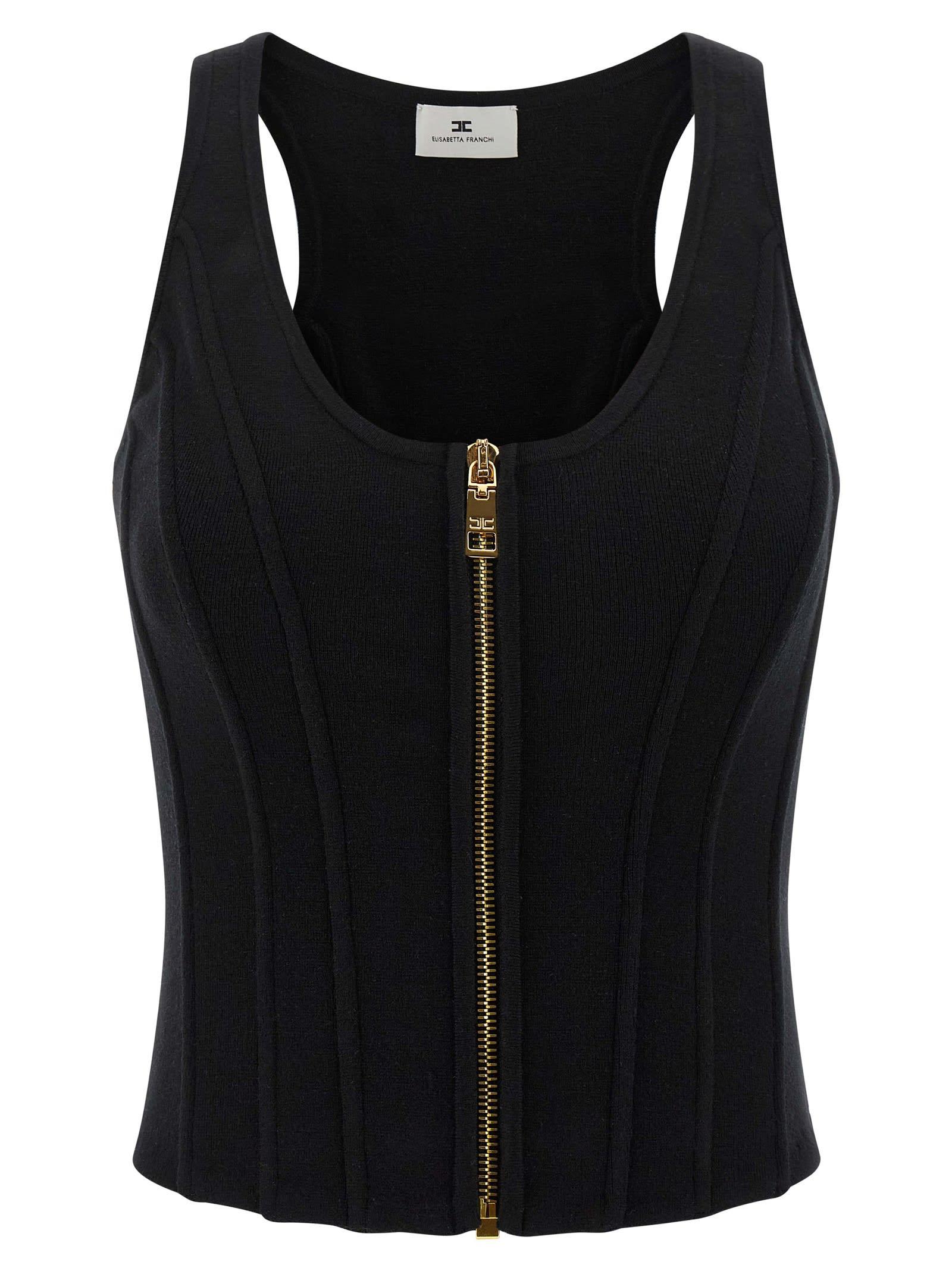 elisabetta franchi bustier top