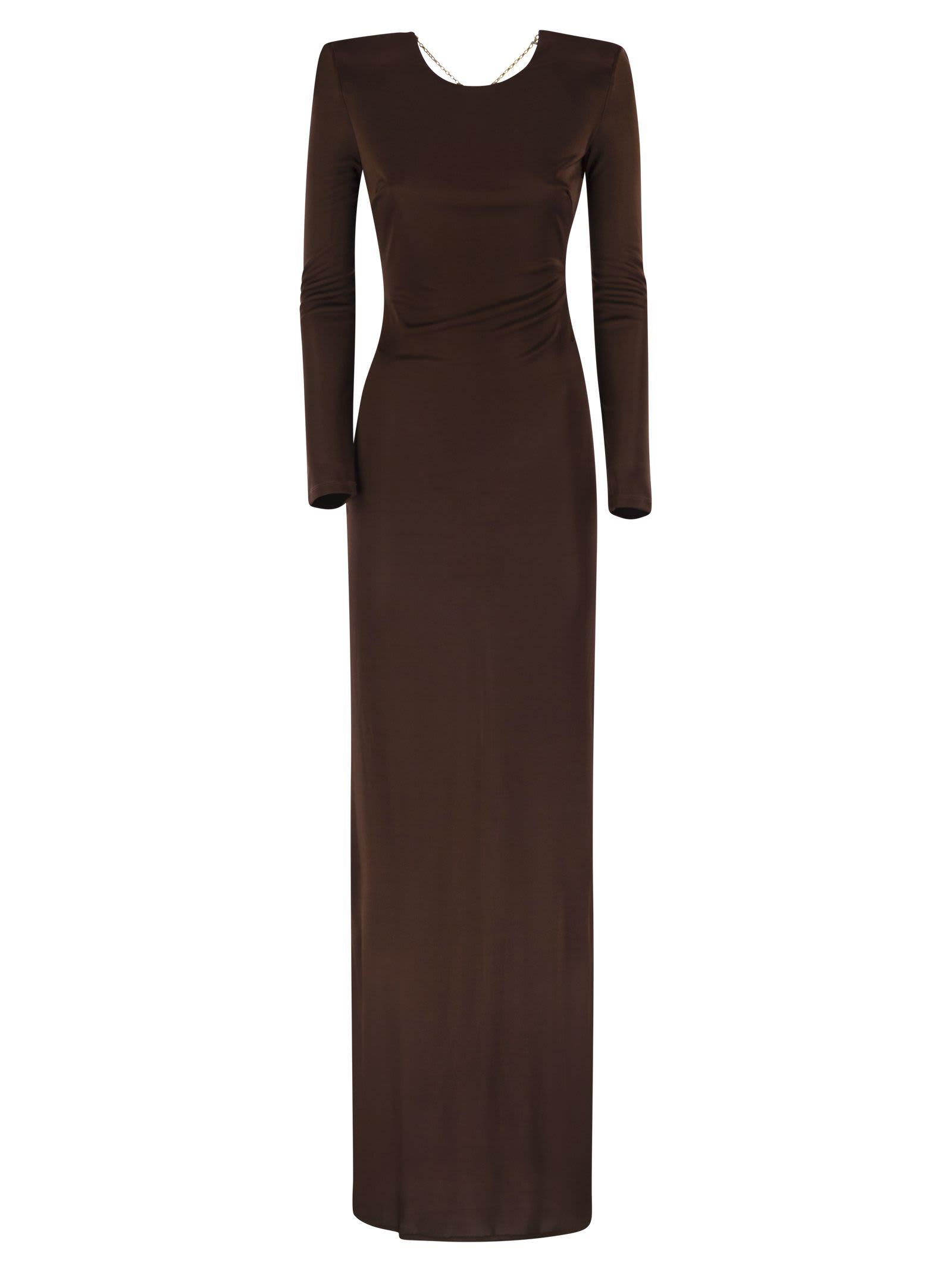 elisabetta franchi chain dress