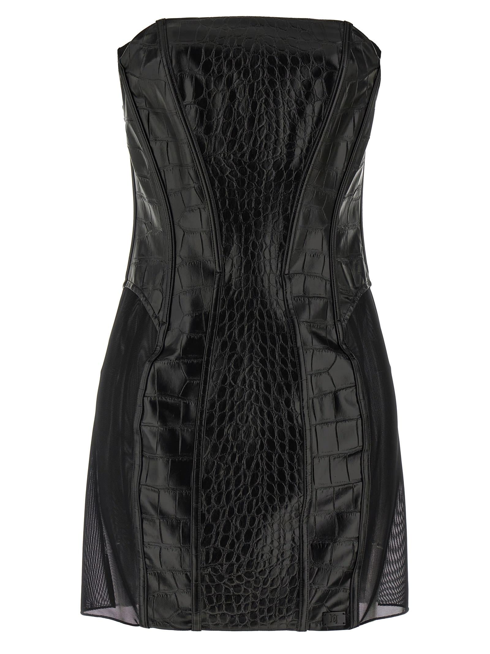 elisabetta franchi coconut texture dress