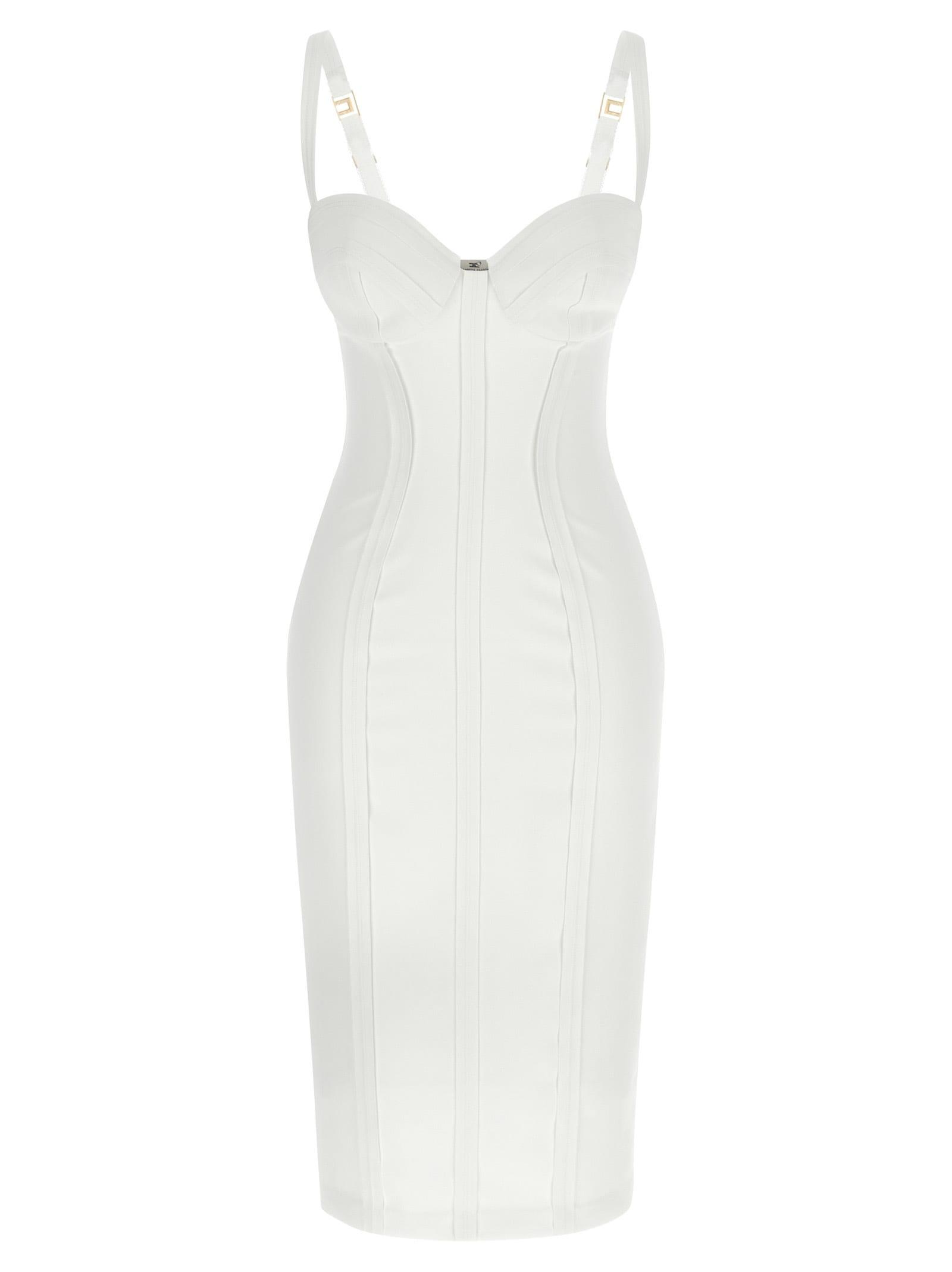 elisabetta franchi corset dress