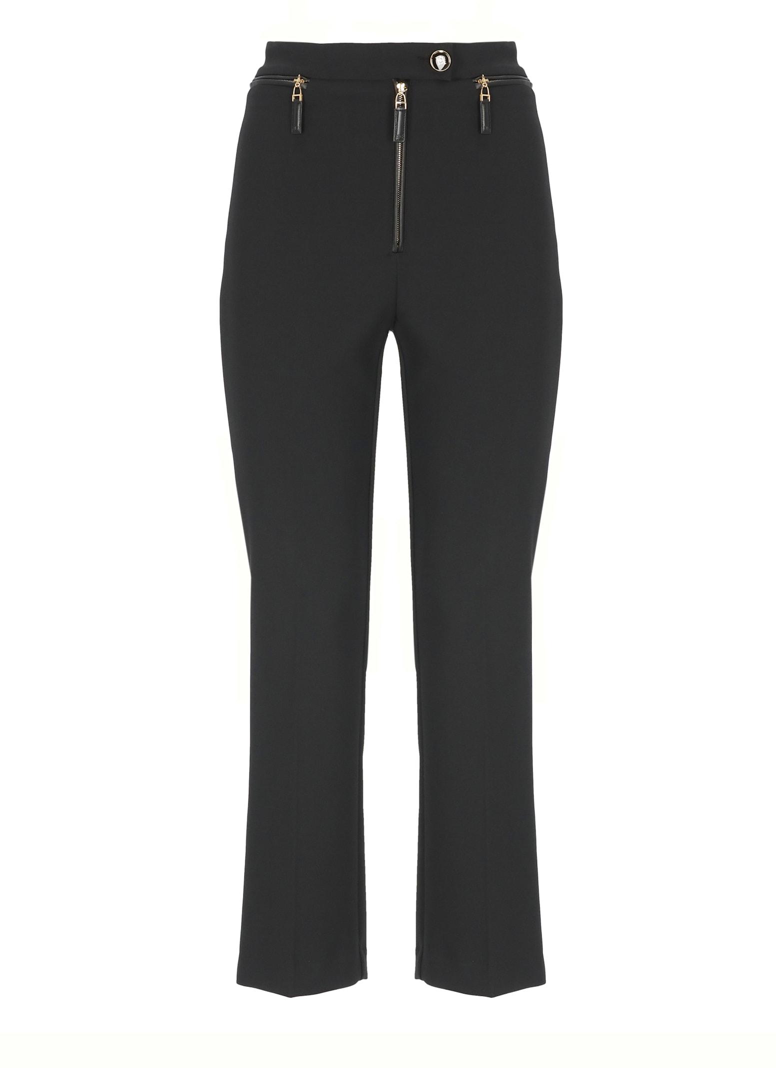 elisabetta franchi crepe pants