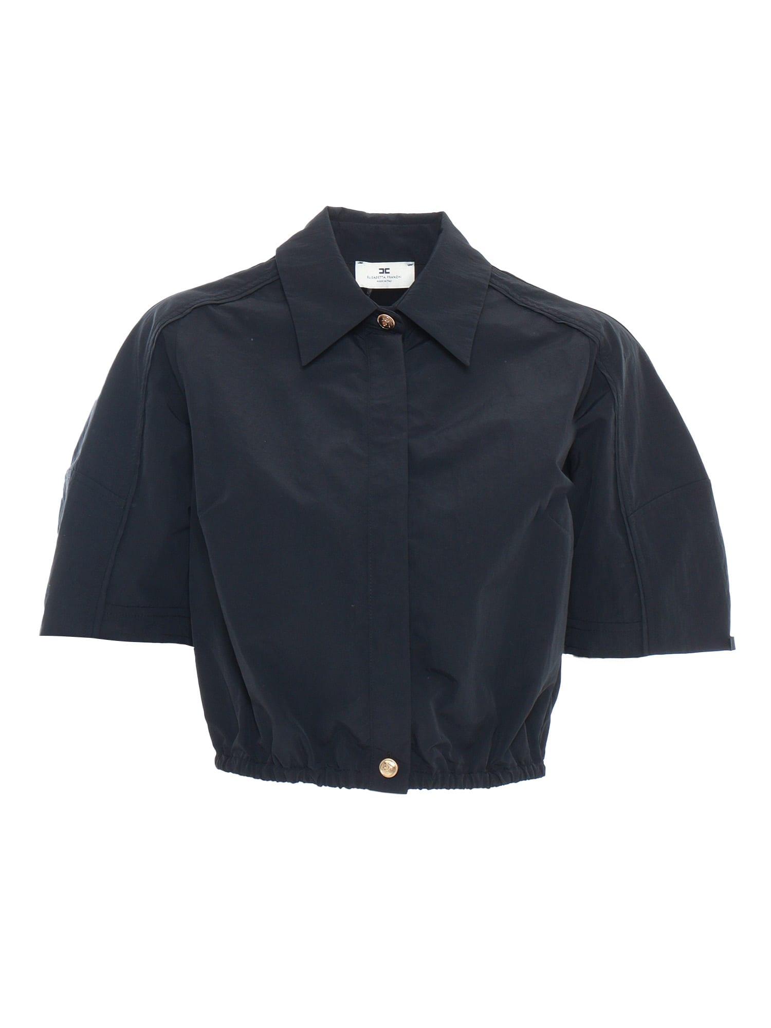 elisabetta franchi cropped shirt