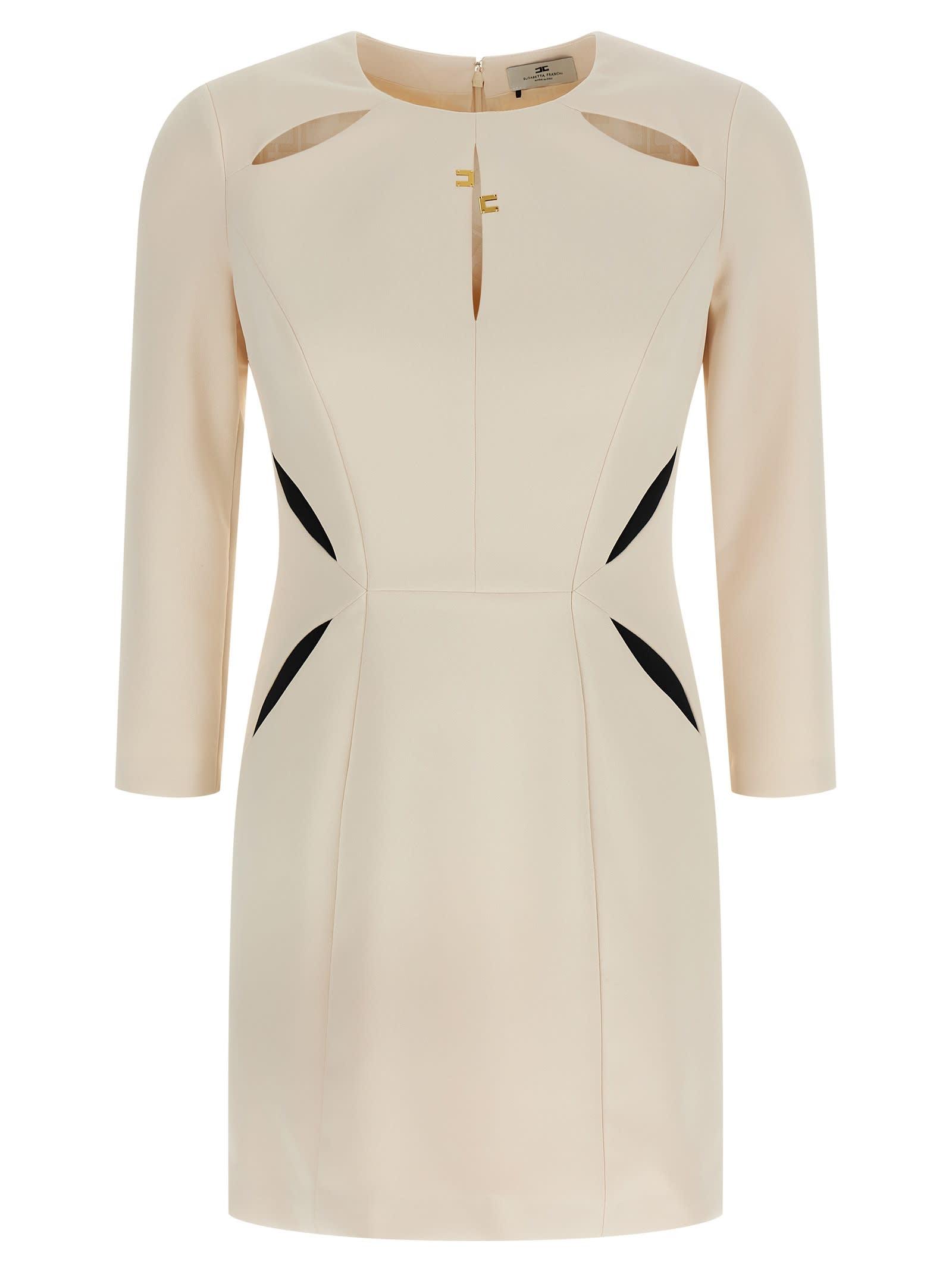 elisabetta franchi cut-out dress