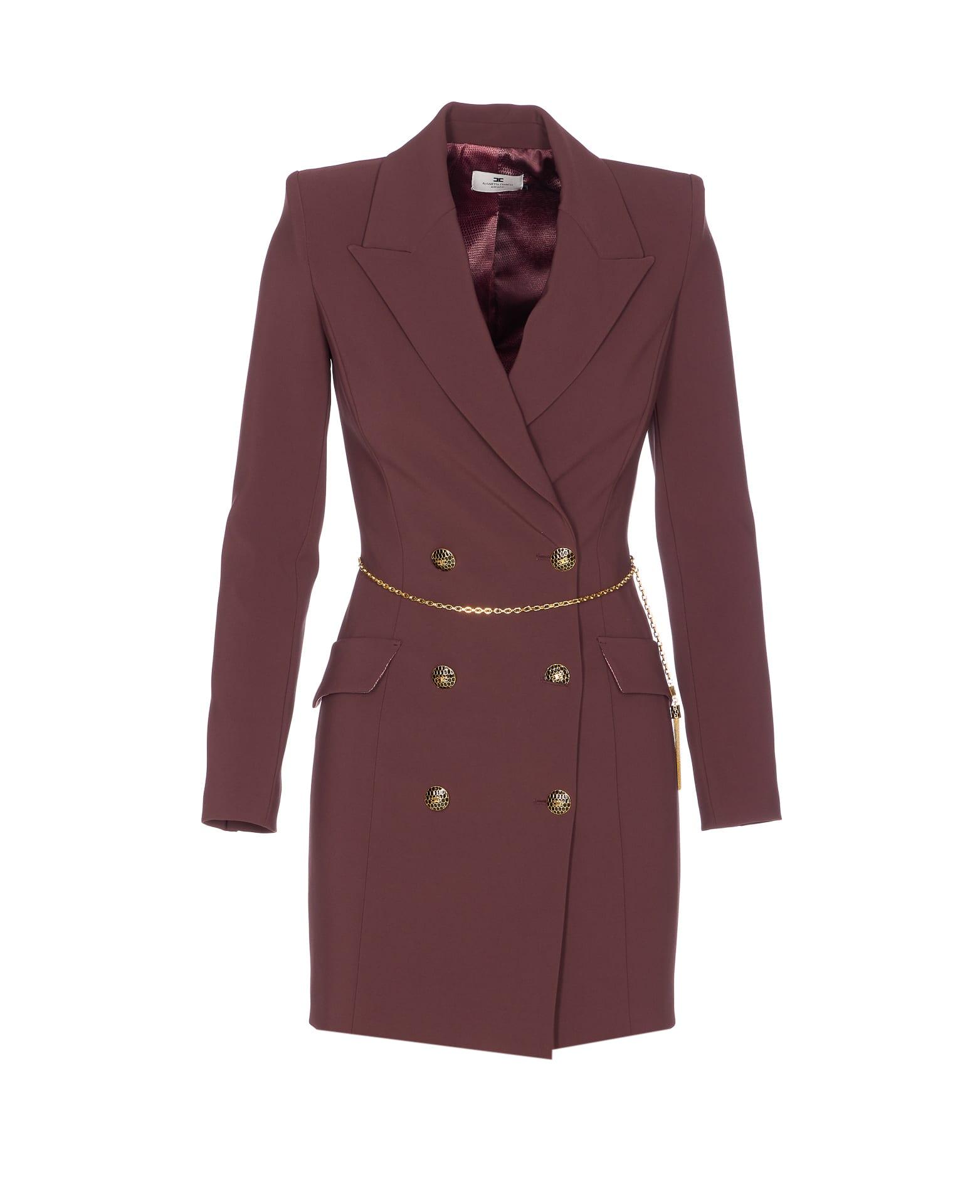 elisabetta franchi double breasted dress