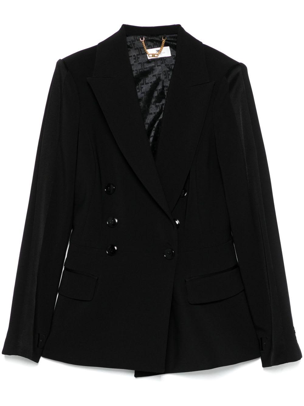 elisabetta franchi double-breasted jacket