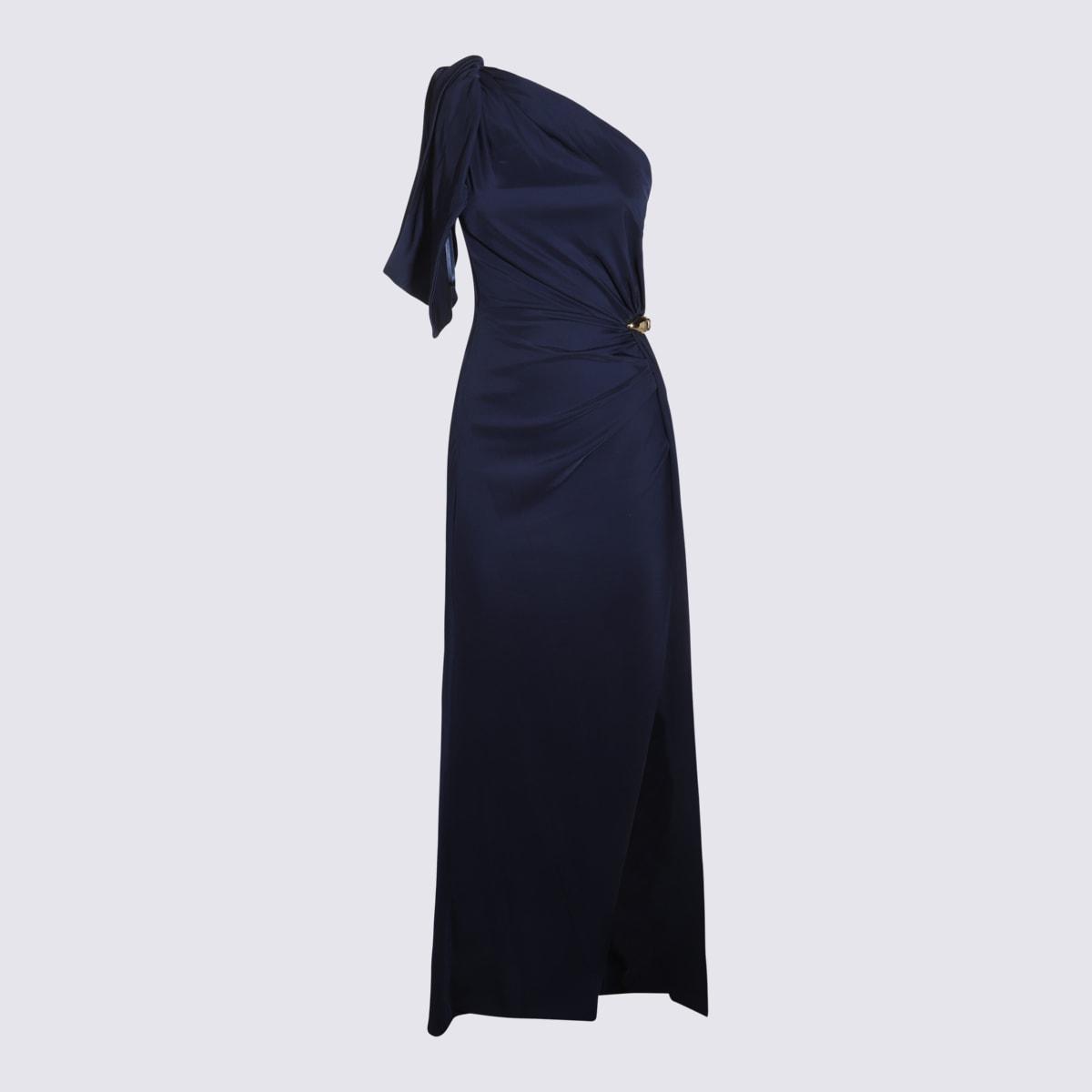 elisabetta franchi draped jersey dress
