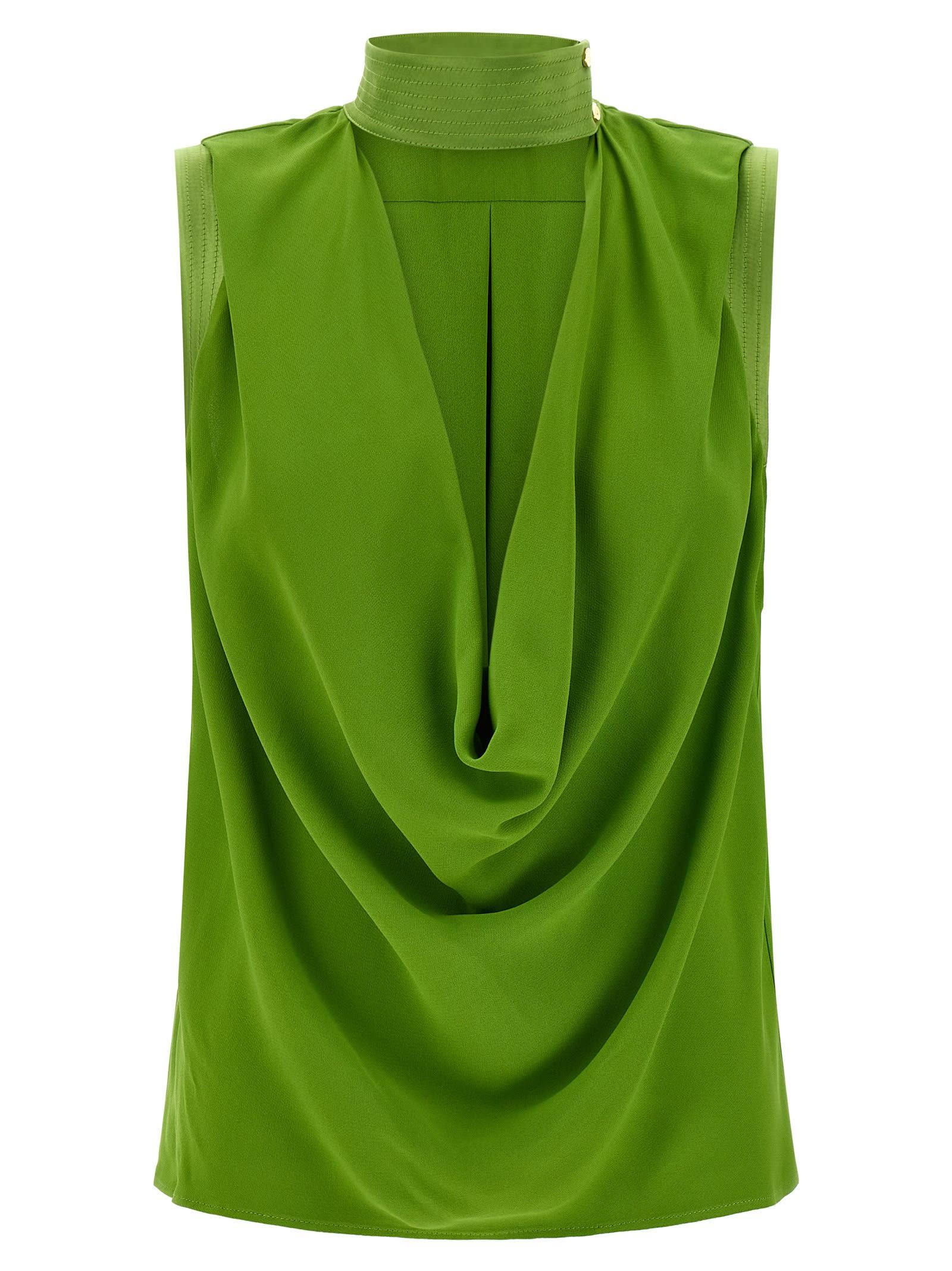 elisabetta franchi draped top