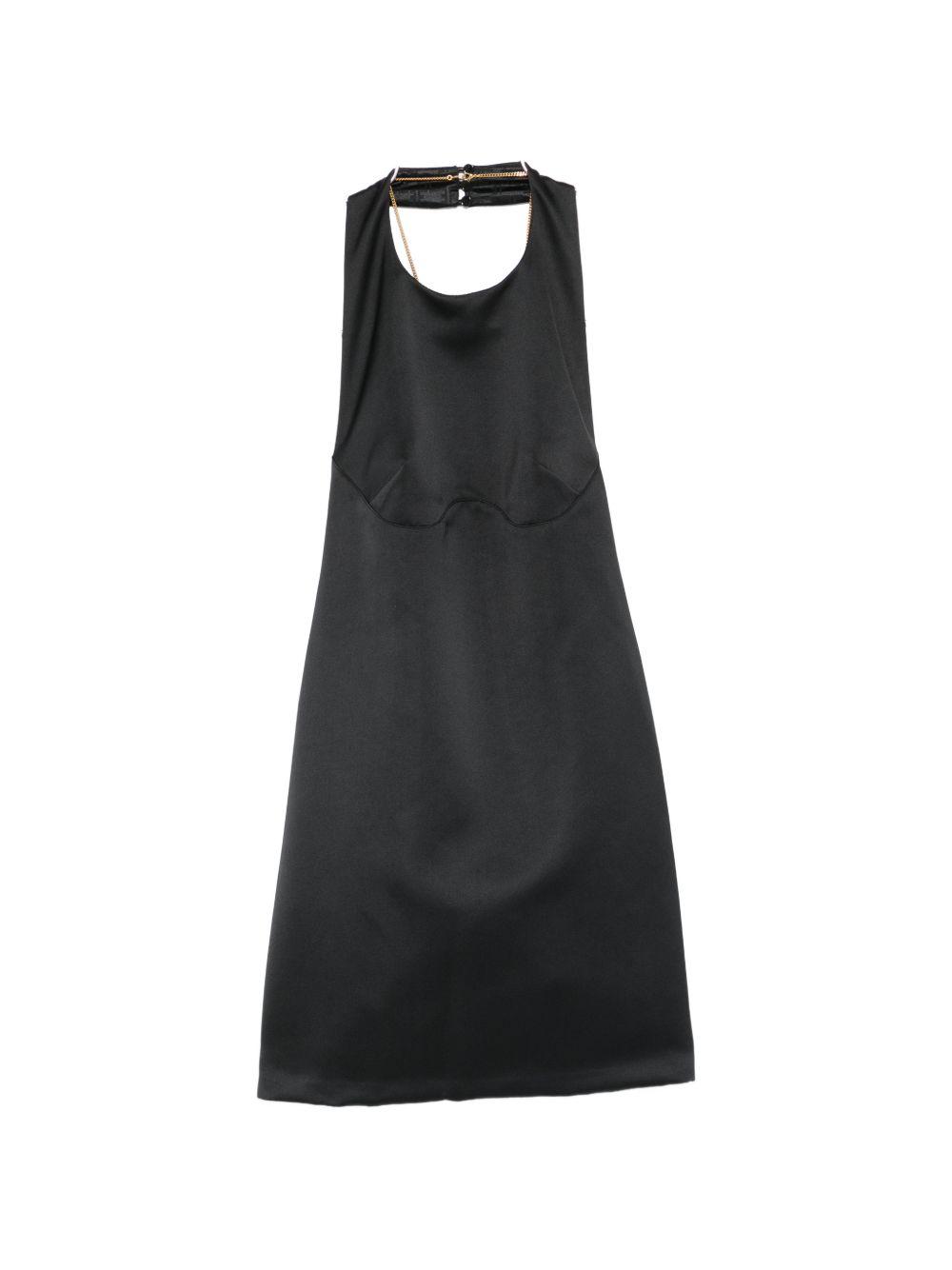 elisabetta franchi dresses black polyester - women