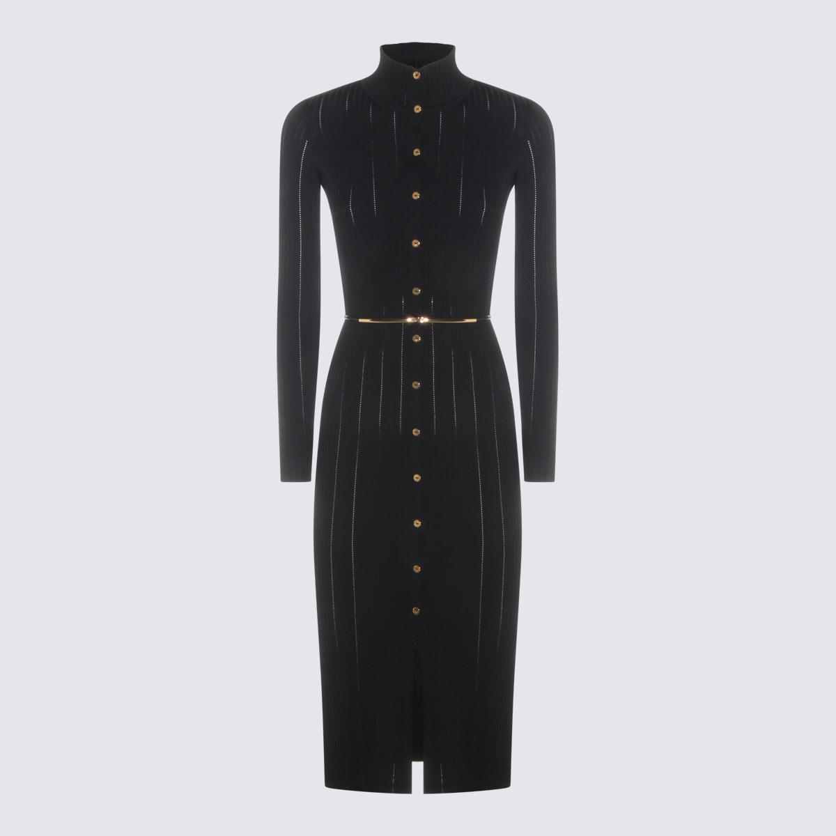 elisabetta franchi dresses black vipa - women