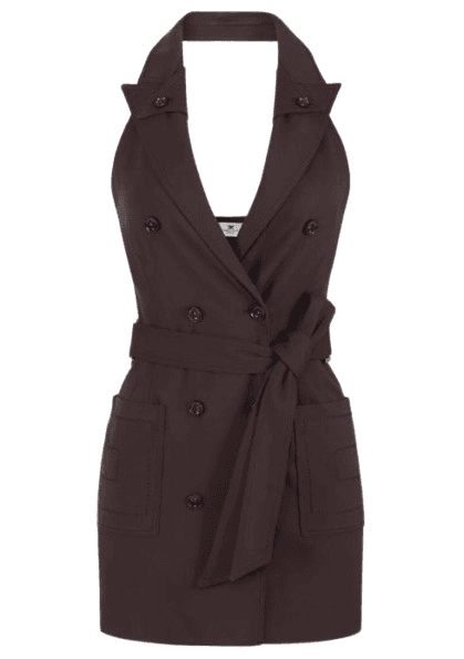 elisabetta franchi dresses brown viea - women