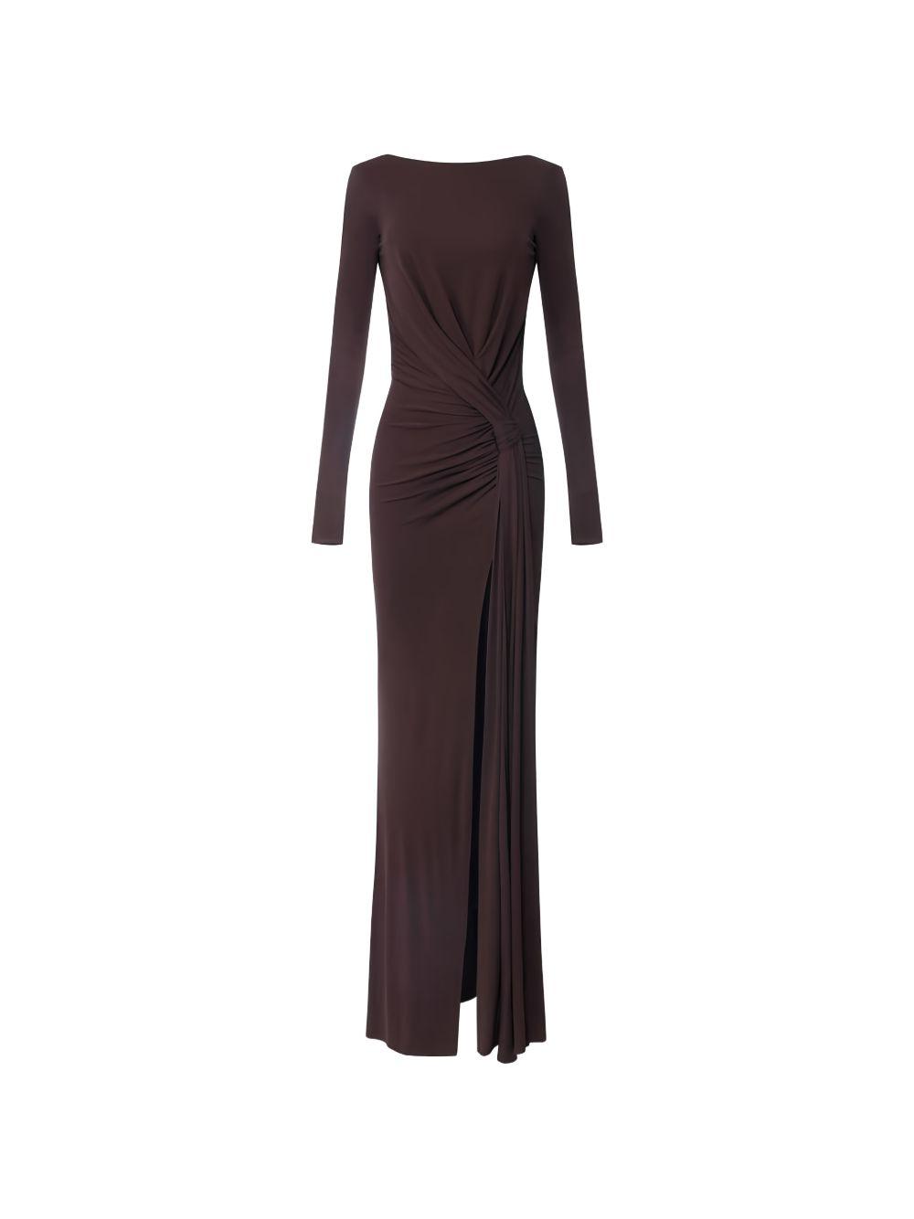 elisabetta franchi dresses dark chocolate - women