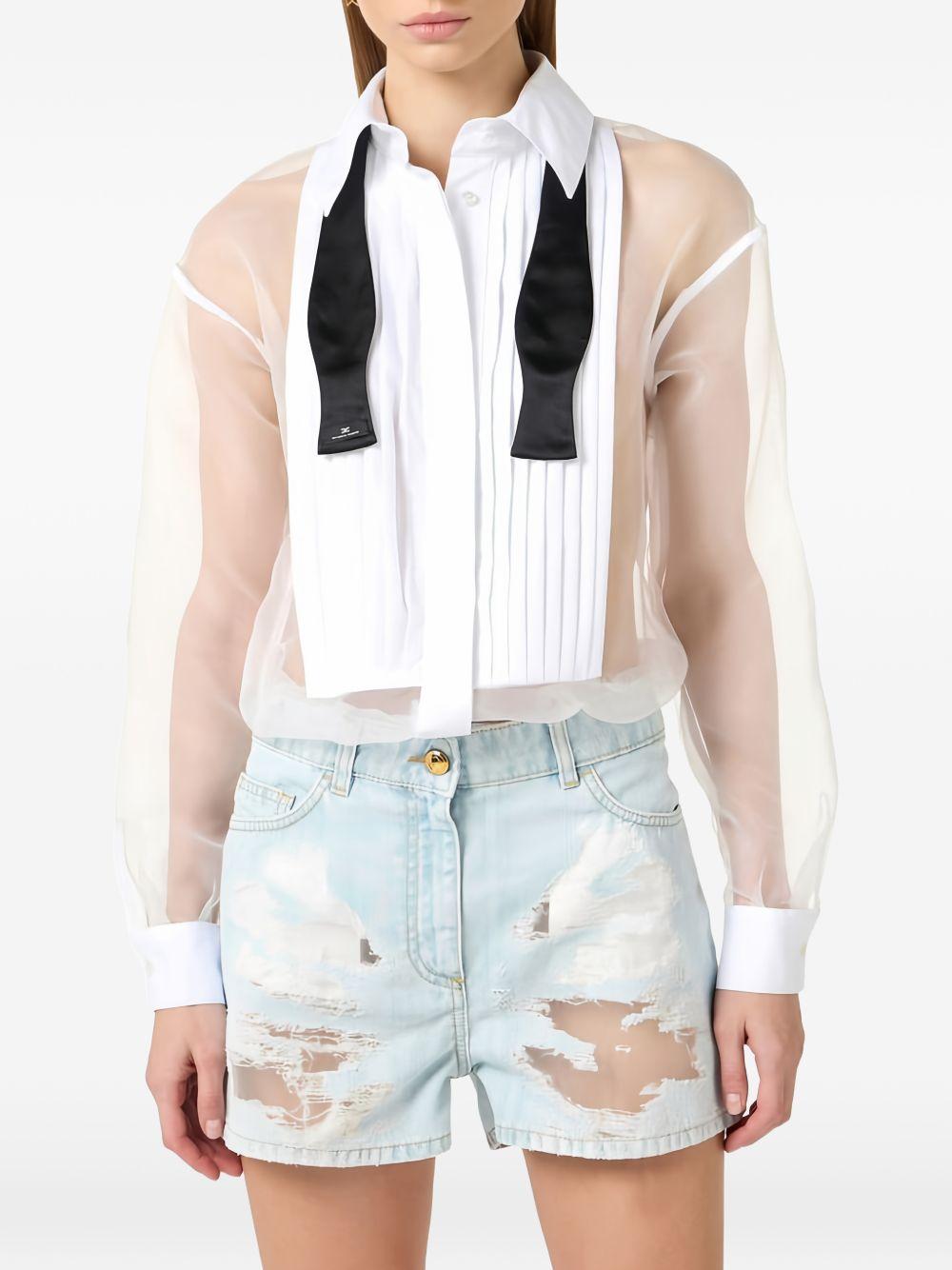elisabetta franchi dresses white cotton - women