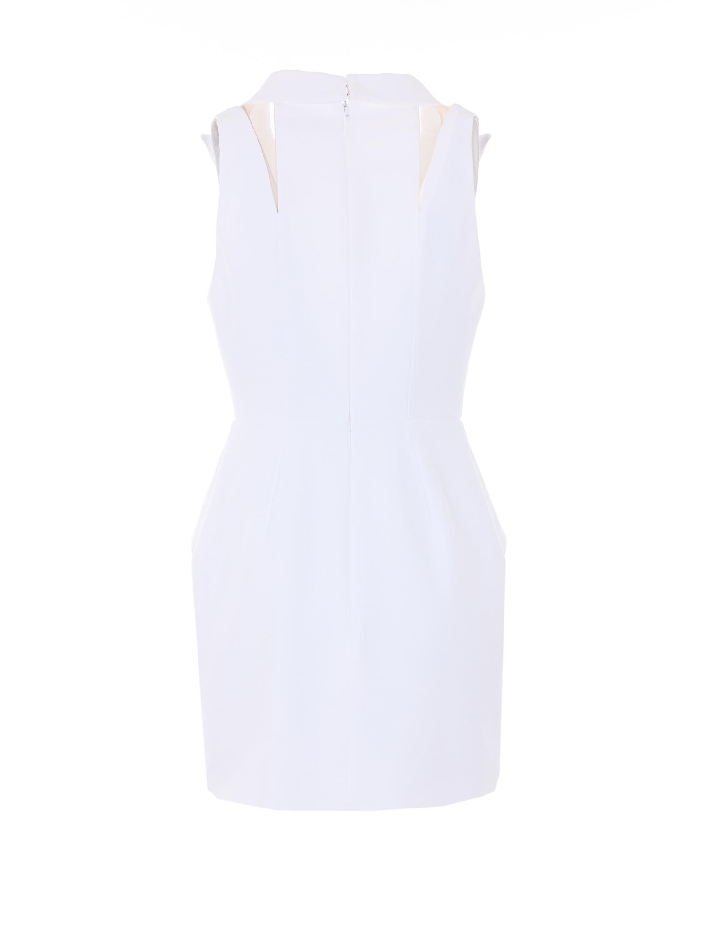 elisabetta franchi dresses white polyester - women