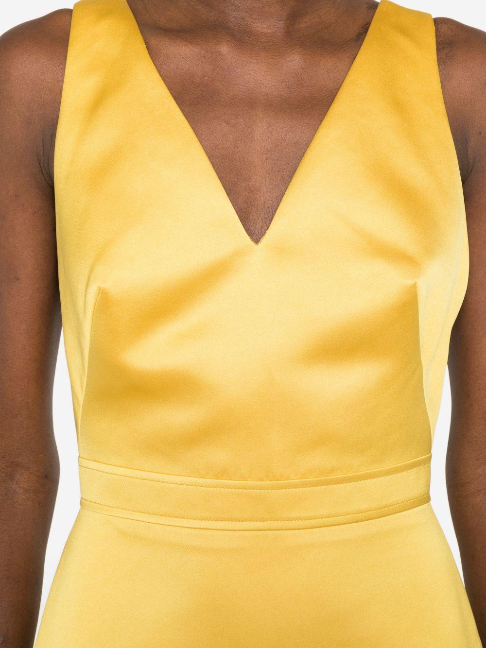 elisabetta franchi dresses yellow polyester - women