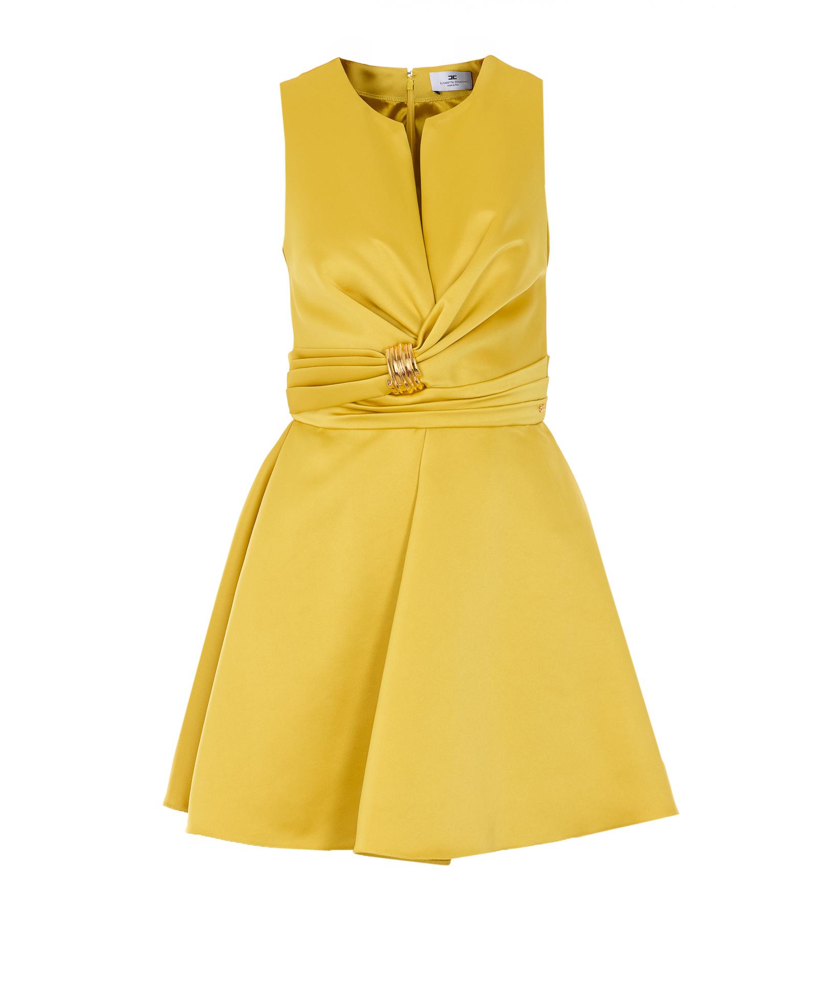 elisabetta franchi dresses yellow polyester - women